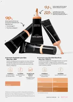 Nuevas ofertas de Mary Kay válidas en toda la República Mexicana desde el 01.09.2025. ¡Encuentra las mejores ofertas en Corrector Iluminador para Ojos Mary Kay, Cubre inmediatamente las ojeras con esta cremosa fórmula de cobertura completa, su tono durazno ayuda a neutralizar los tonos azules para lucir más fresca y despierta.! | Página: 33