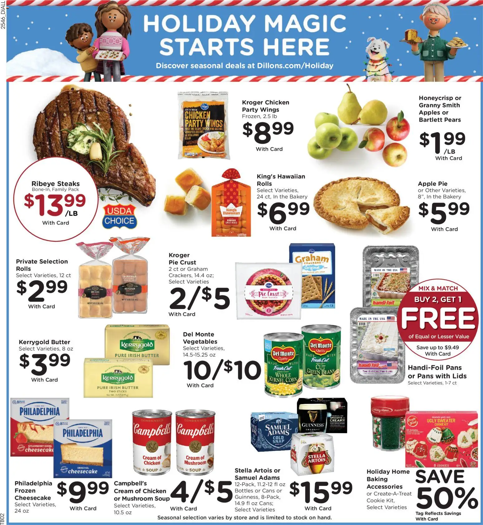 Dillons Weekly Ad - valid from 17.12.2025 | Page: 4 | Products: Bakery, Butter, Cream, Cookies
