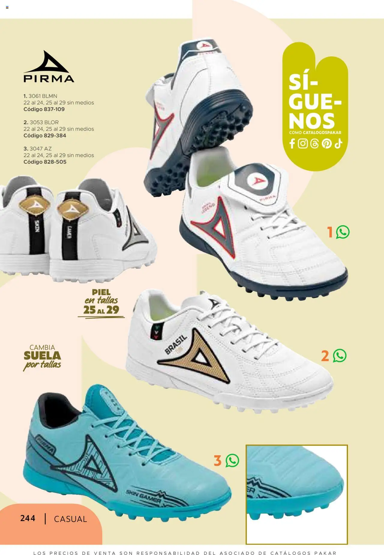 Nuevas ofertas de SC Pakar válidas en toda la República Mexicana desde el 24.07.2025. ¡Encuentra las mejores ofertas en SC Pakar - Catálogo Casual otoño / invierno! | Página: 244