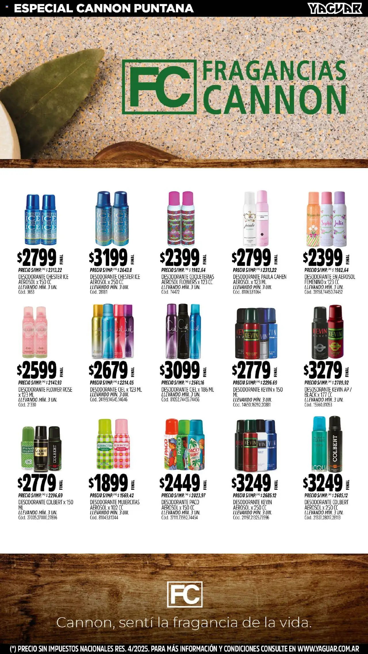 Yaguar - Salta │ válido desde el 15.09.2025 | Página: 19 | Productos: Fragancia, Desodorante