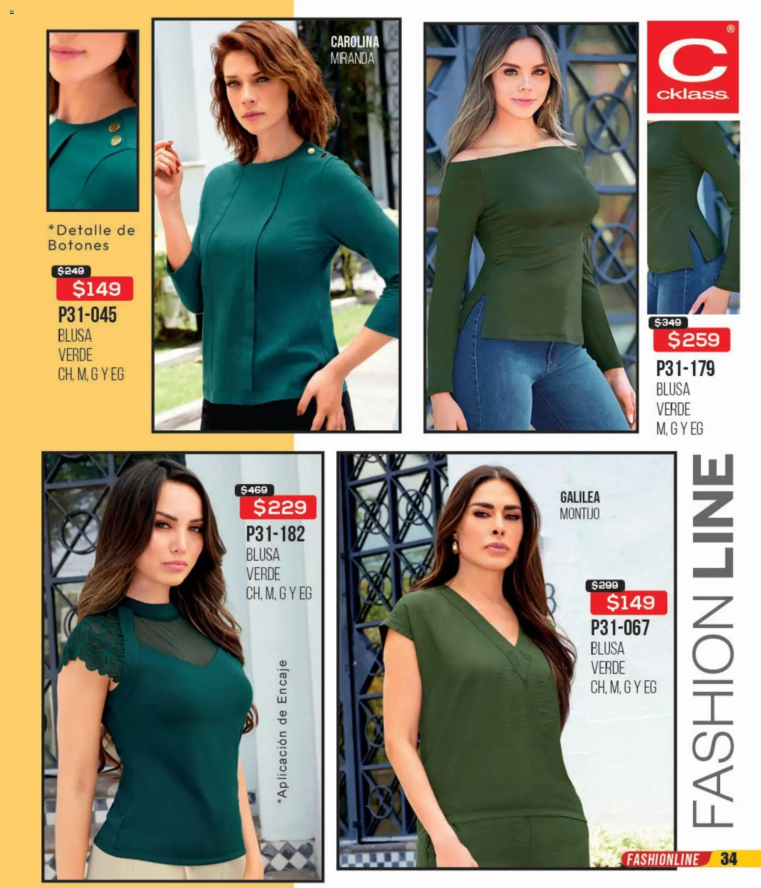 Nuevas ofertas de Cklass válidas en toda la República Mexicana desde el 16.02.2026. ¡Encuentra las mejores ofertas en Cklass catálogo Remate Ropa! | Página: 35 | Productos: Blusa