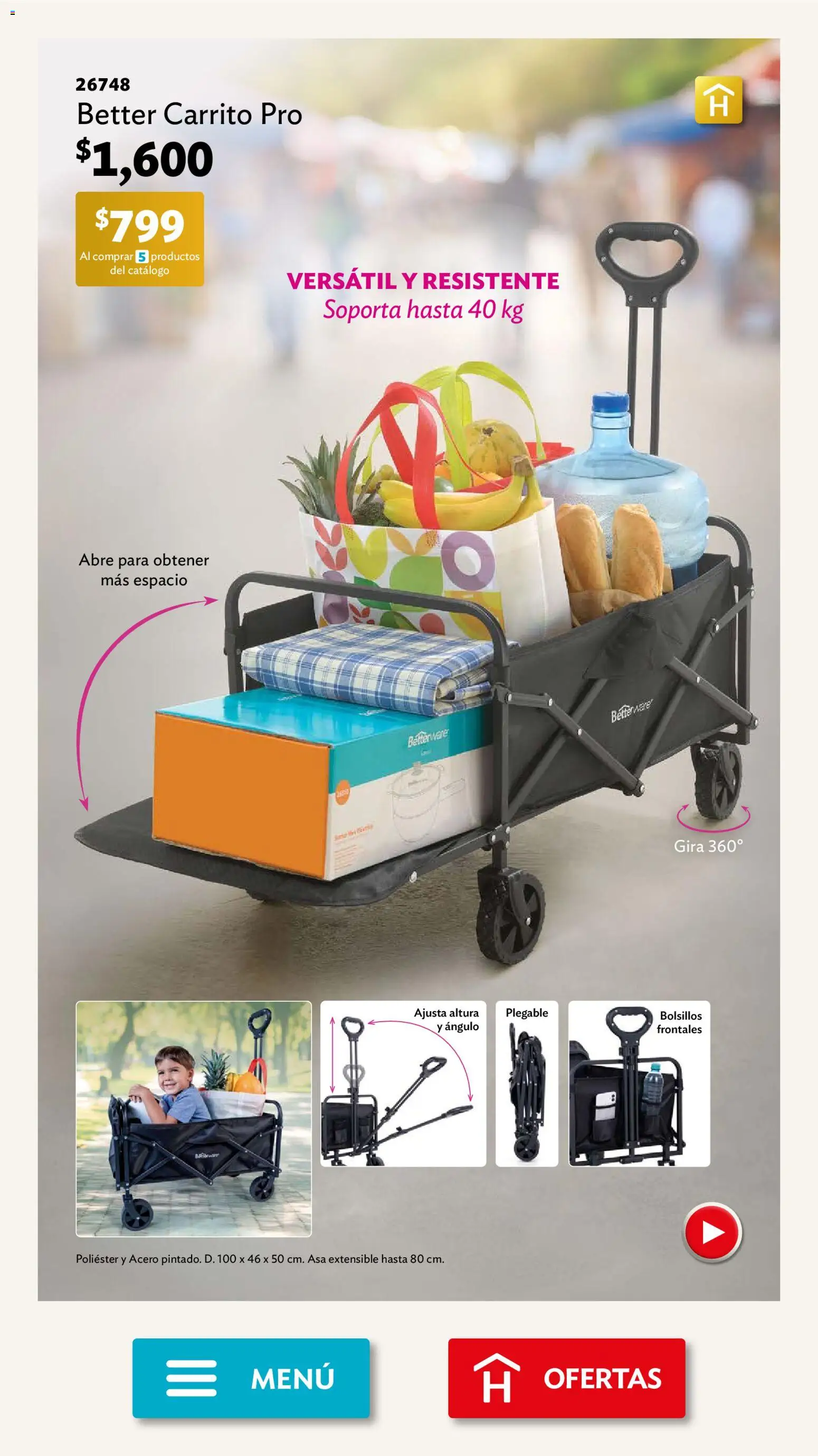 Nuevas ofertas de Betterware válidas en toda la República Mexicana desde el 04.05.2026. ¡Encuentra las mejores ofertas en Betterware campaña 5 2026! | Página: 6