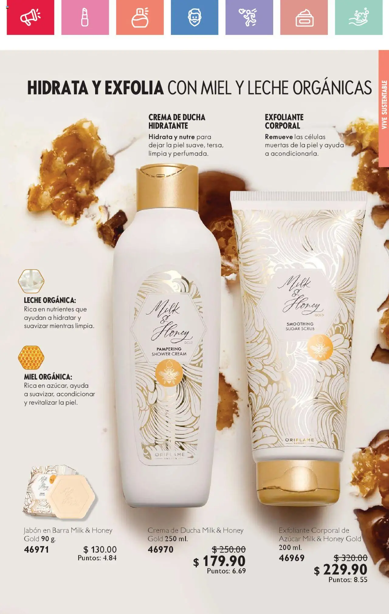 Nuevas ofertas de Oriflame válidas en toda la República Mexicana desde el 02.08.2025. ¡Encuentra las mejores ofertas en Oriflame - Campaña 11 2025! | Página: 69 | Productos: Crema, Leche, Barra, Jabón