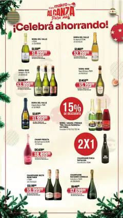 Vista previa Makro ofertas válido desde el 26.12.2025 | Página: 4 | Productos: Ananá, Champagne, Té