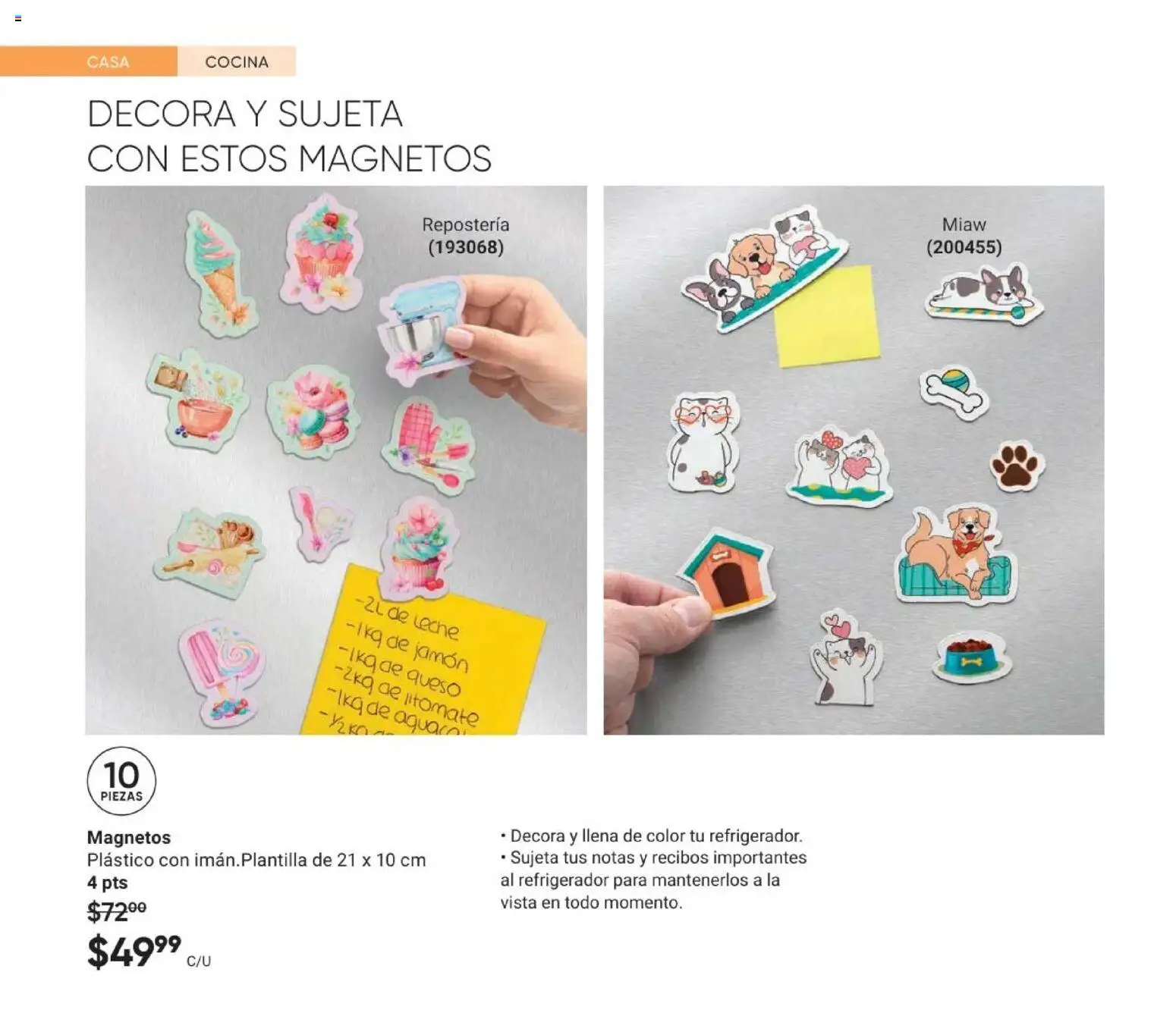 Nuevas ofertas de AVON válidas en toda la República Mexicana desde el 30.01.2026. ¡Encuentra las mejores ofertas en AVON Casa & Estilo 3 2026! | Página: 64 | Productos: Refrigerador, Queso, Jamón, Cocina