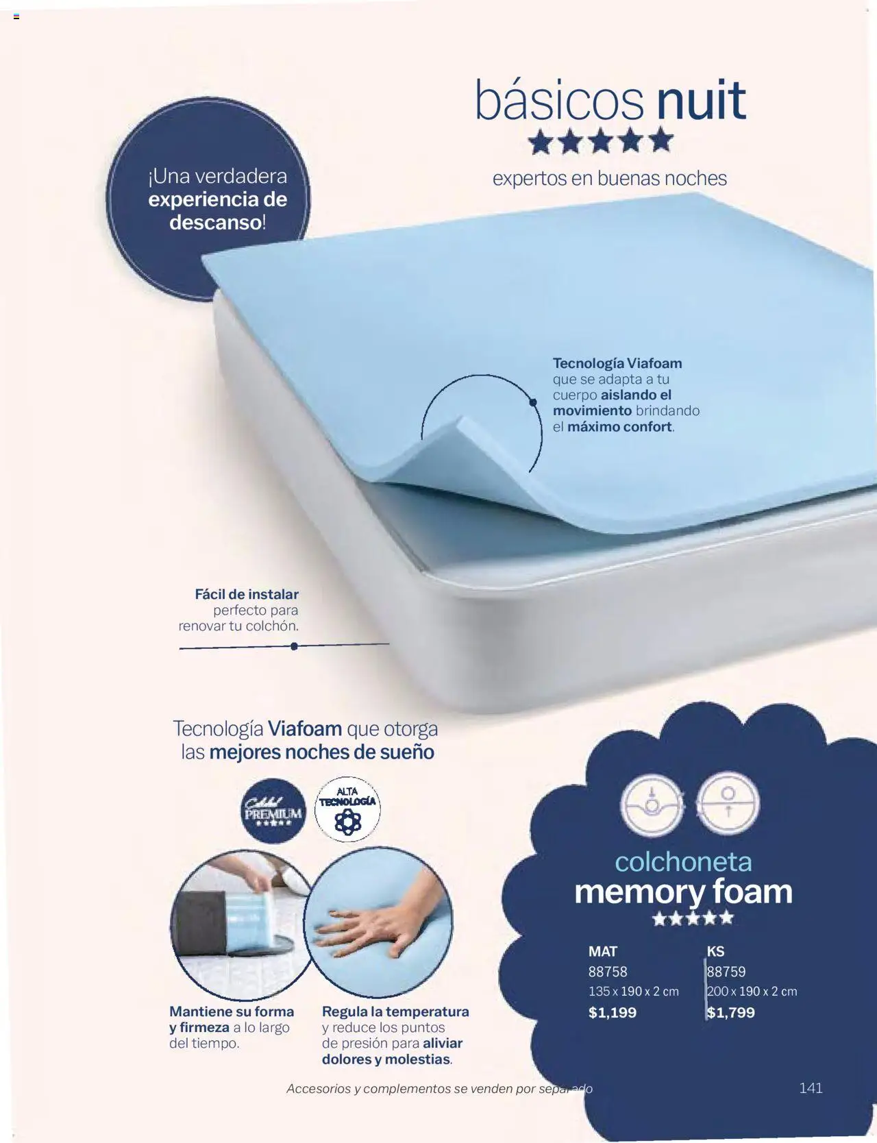 Nuevas ofertas de Vianney válidas en toda la República Mexicana desde el 24.01.2025. ¡Encuentra las mejores ofertas en Vianney catálogo Chavos! | Página: 143 | Productos: Colchoneta