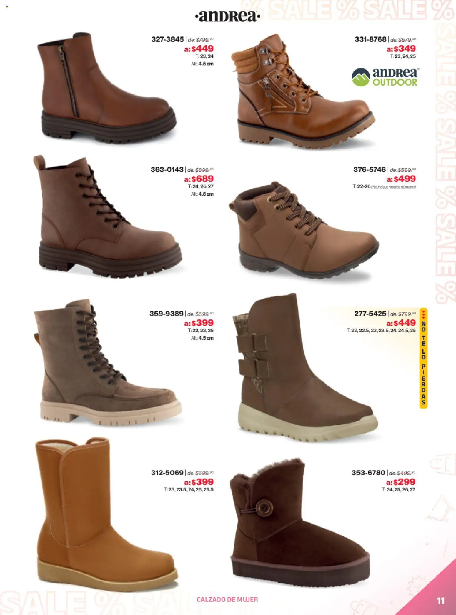 Nuevas ofertas de Andrea válidas en toda la República Mexicana desde el 21.12.2025. ¡Encuentra las mejores ofertas en Andrea catálogo Outlet! | Página: 11