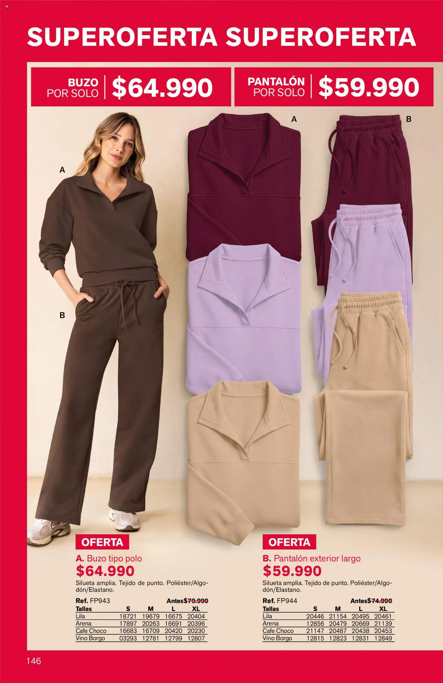 Leonisa revista - valida desde el 03.04.2026 | Página: 146 | Productos: Buzo, Café, Vino