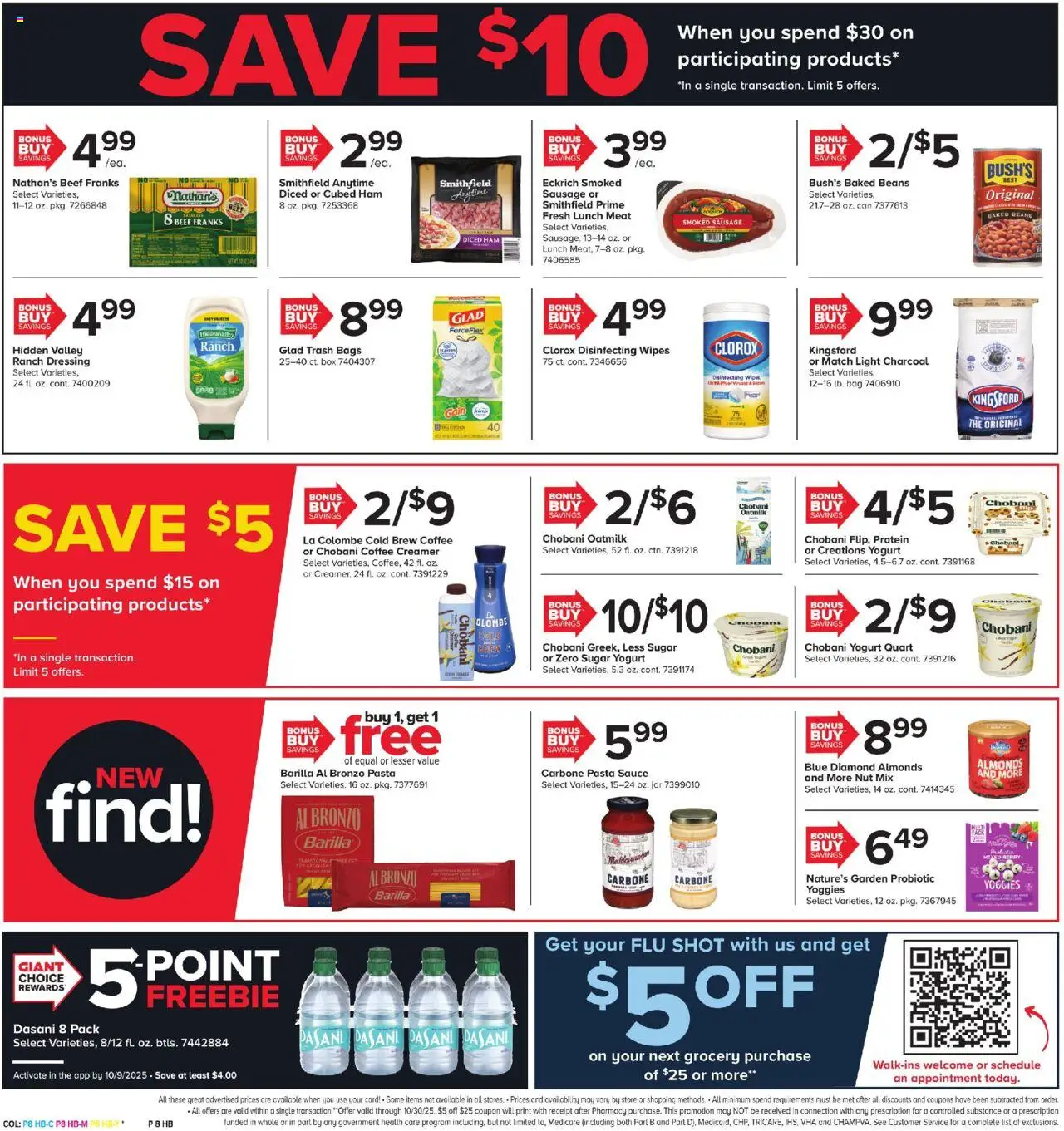 Giant Weekly Ad - valid from 03.10.2025 | Page: 6 | Products: Box, Ham, Sugar, Bag