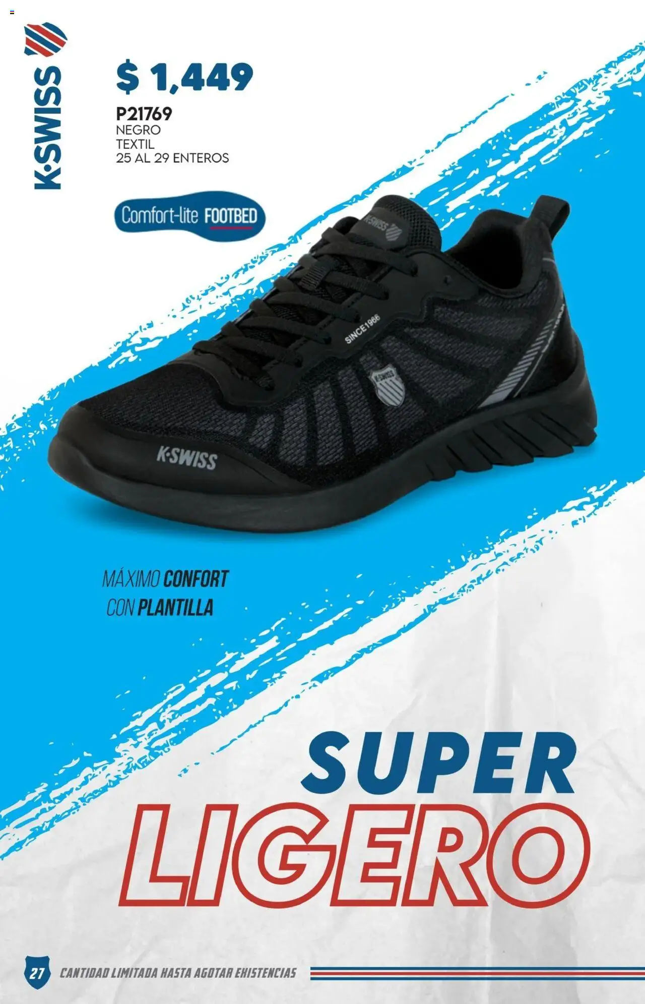 Nuevas ofertas de Cklass válidas en toda la República Mexicana desde el 29.09.2025. ¡Encuentra las mejores ofertas en Cklass - Catálogo Especial K-Swiss! | Página: 28