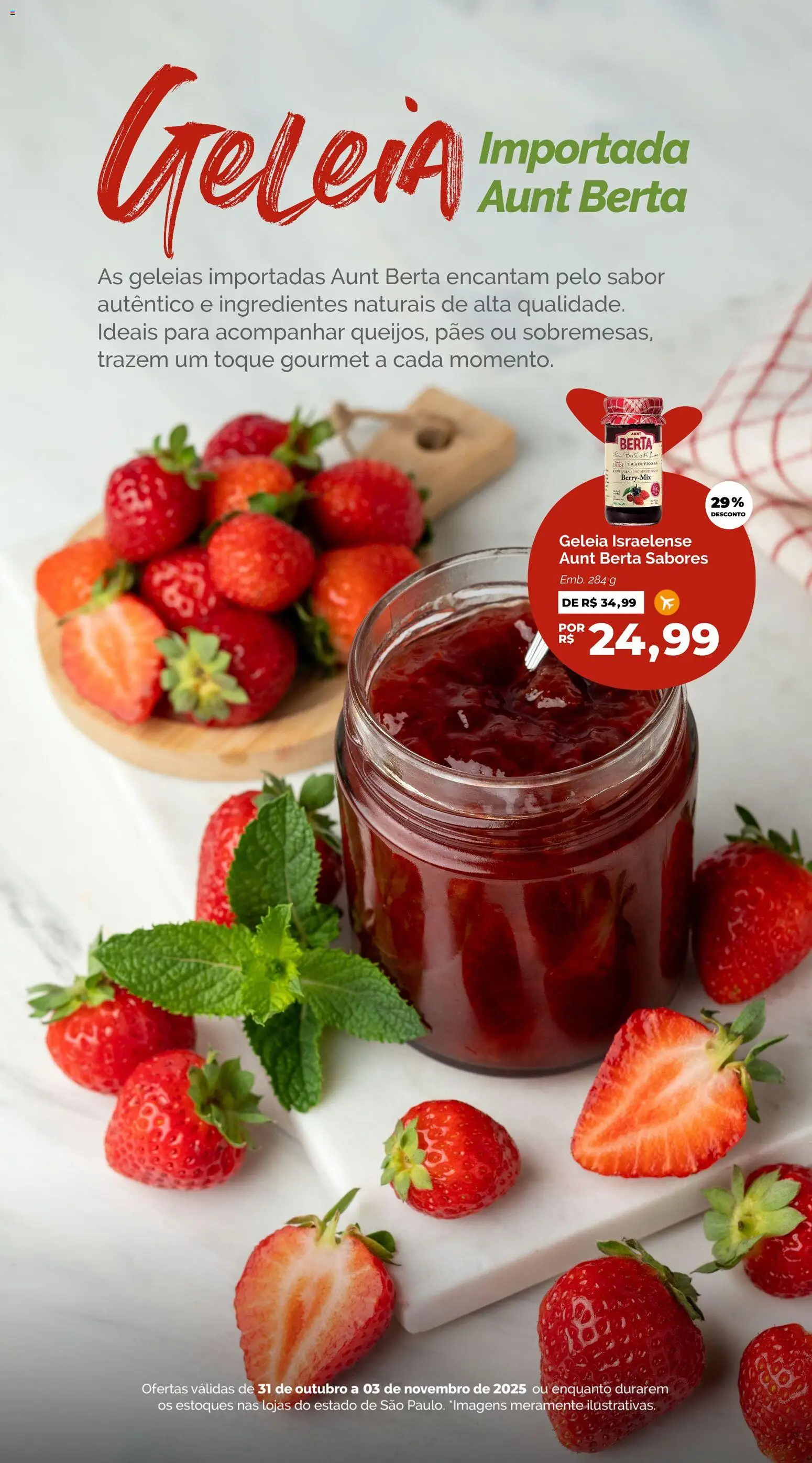 Oba Hortifruti Folheto - válido de 31.10.2025 | Página: 2 | Produtos: Geleia