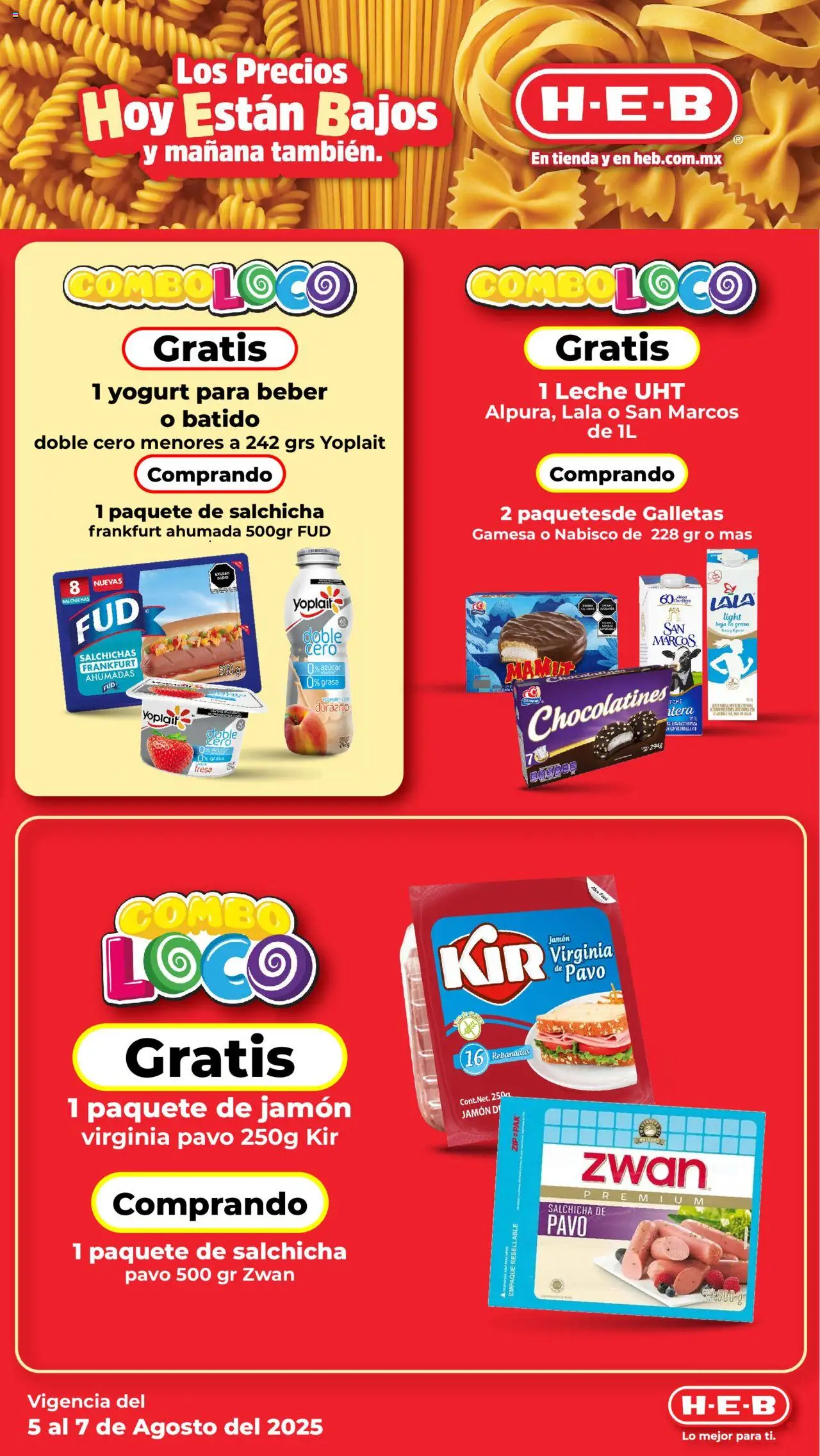 Nuevas ofertas de H-E-B válidas en toda la República Mexicana desde el 05.08.2025. ¡Encuentra las mejores ofertas en H-E-B folleto! | Página: 3 | Productos: Fresa, Azúcar, Durazno, Leche