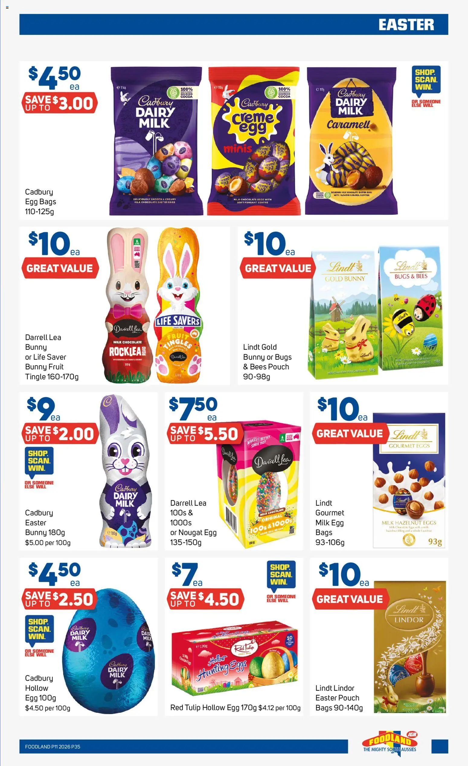 Foodland catalogue - valid from 11.03.2026 | Page: 35 | Products: Cocoa, Milk, Dairy, Eggs