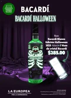 Vista previa de La Europea - Catálogo Bacardí Halloween, nuevo folleto de la tienda, válido en México a partir del 15.10.2025