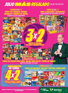 Nuevas ofertas de Soriana válidas en toda la República Mexicana desde el 20.06.2025. ¡Encuentra las mejores ofertas en Soriana - Julio Regalado Súper Nacional! | Página: 3