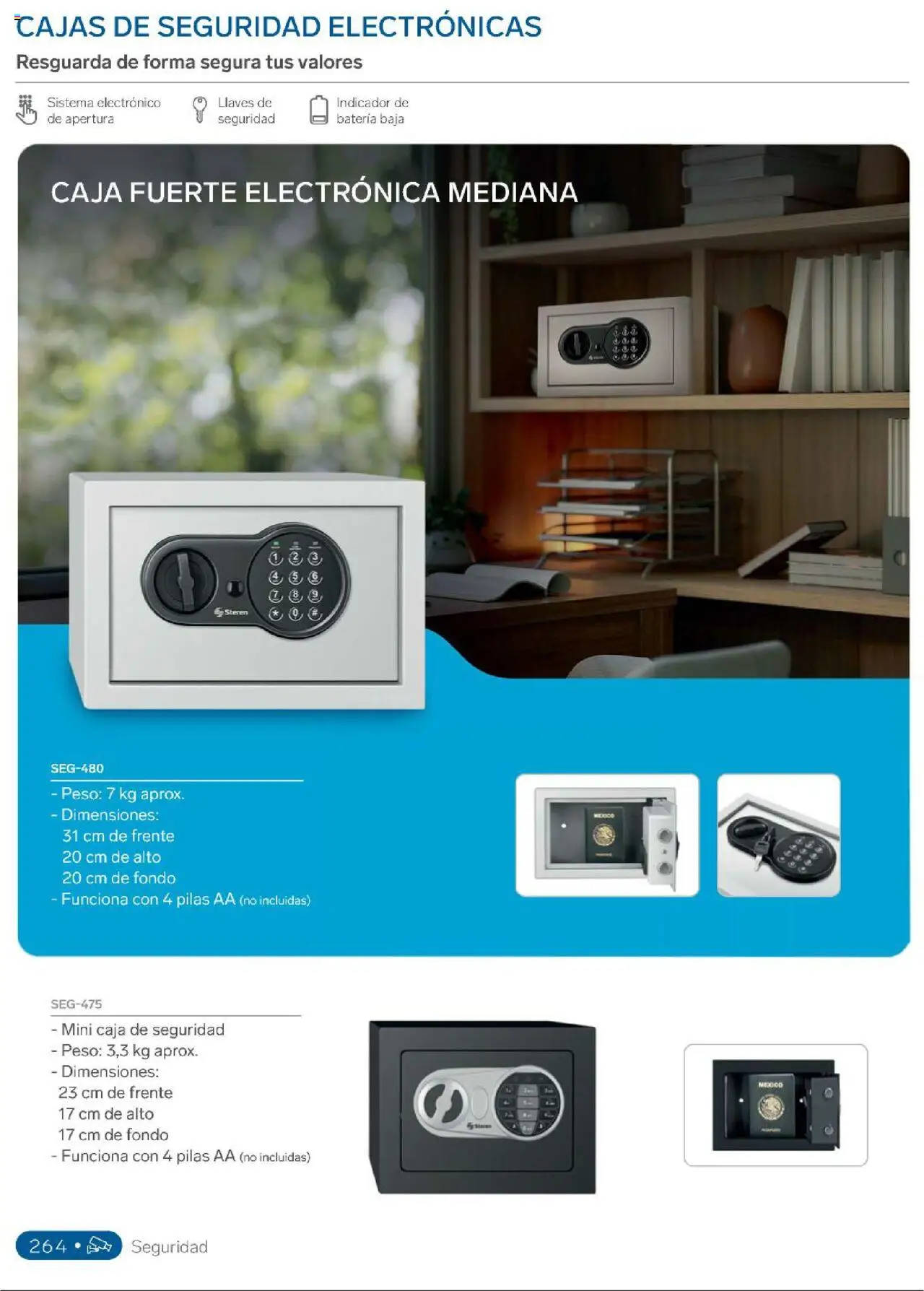 Nuevas ofertas de Steren válidas en toda la República Mexicana desde el 01.01.2025. ¡Encuentra las mejores ofertas en Steren catálogo! | Página: 282 | Productos: Caja, Batería, Pilas