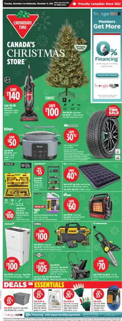Preview of Canadian Tire weekly flyer from shop Canadian Tire valid from 06.11.2025