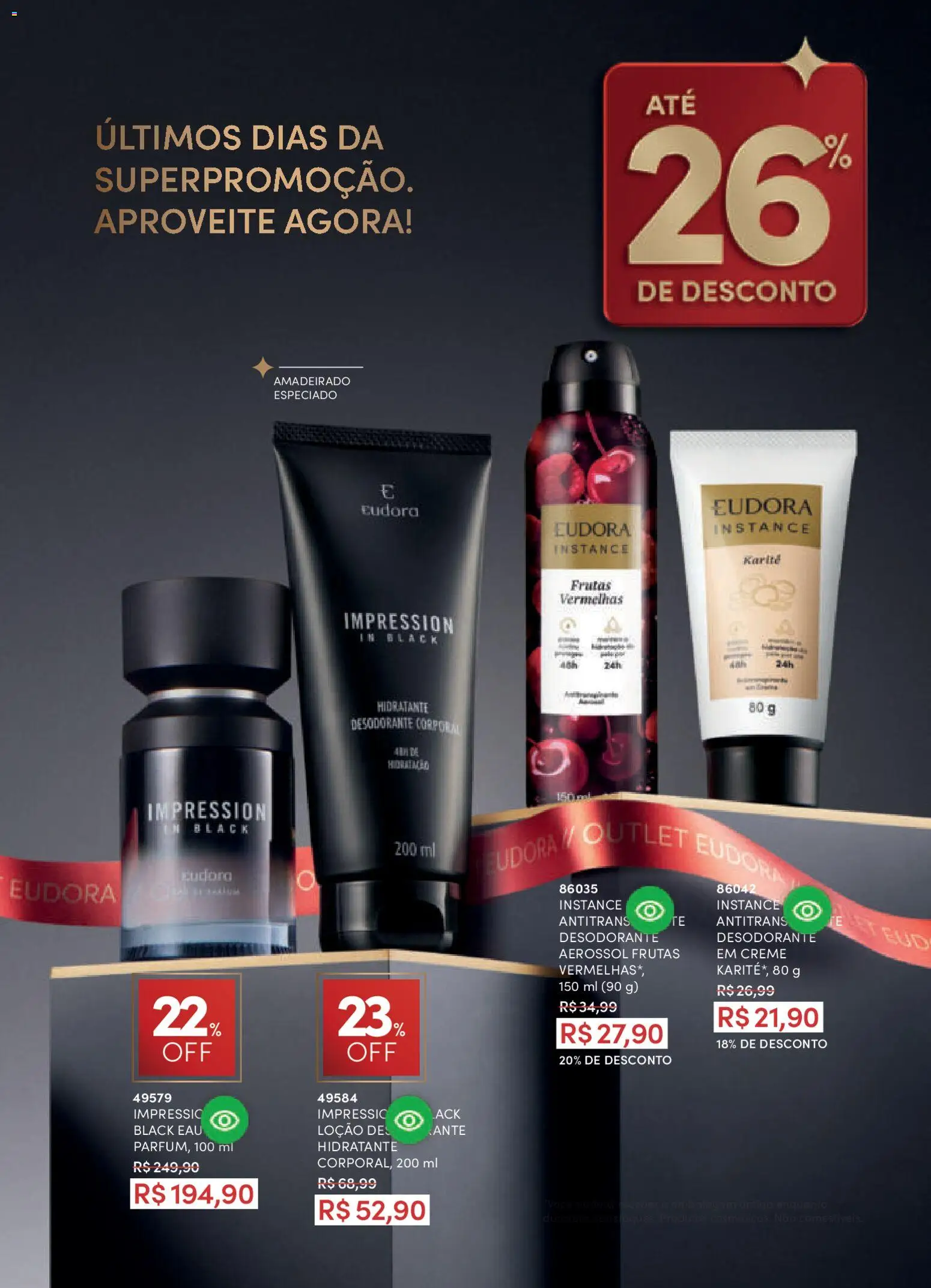 Eudora Folheto - válido de 08.01.2026 | Página: 14 | Produtos: Desodorante, Creme