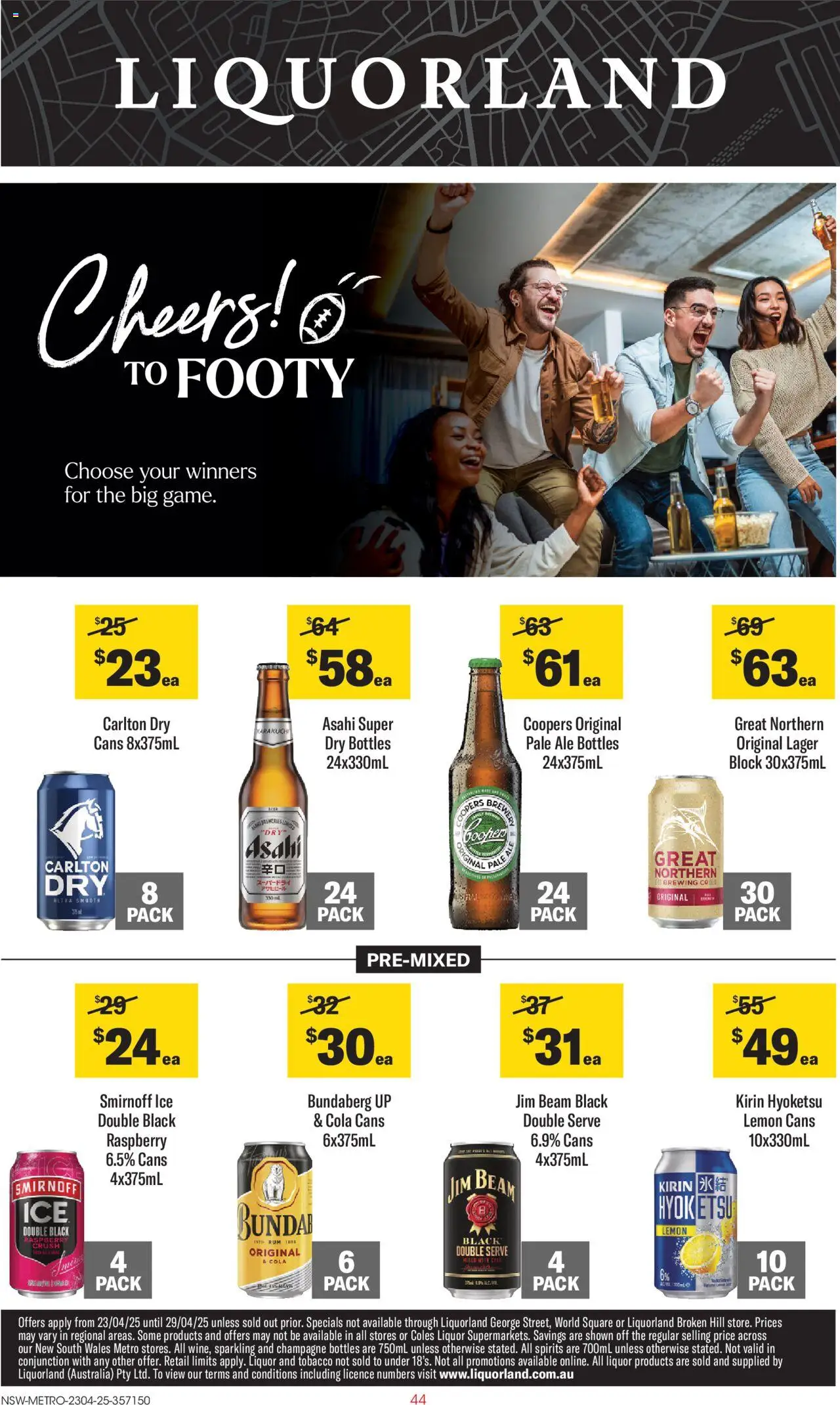 Liquorland weekly catalogue from 23/04/2025 🛍️