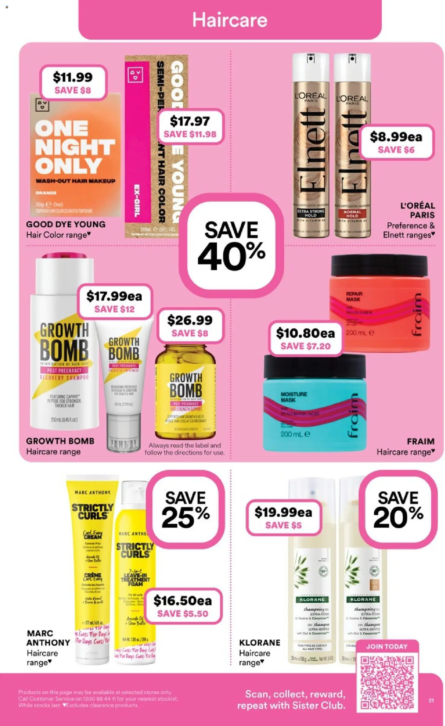 Priceline Pharmacy catalogue - valid from 05.03.2026 | Page: 21 | Products: Mask, Makeup, Cream, Treatment