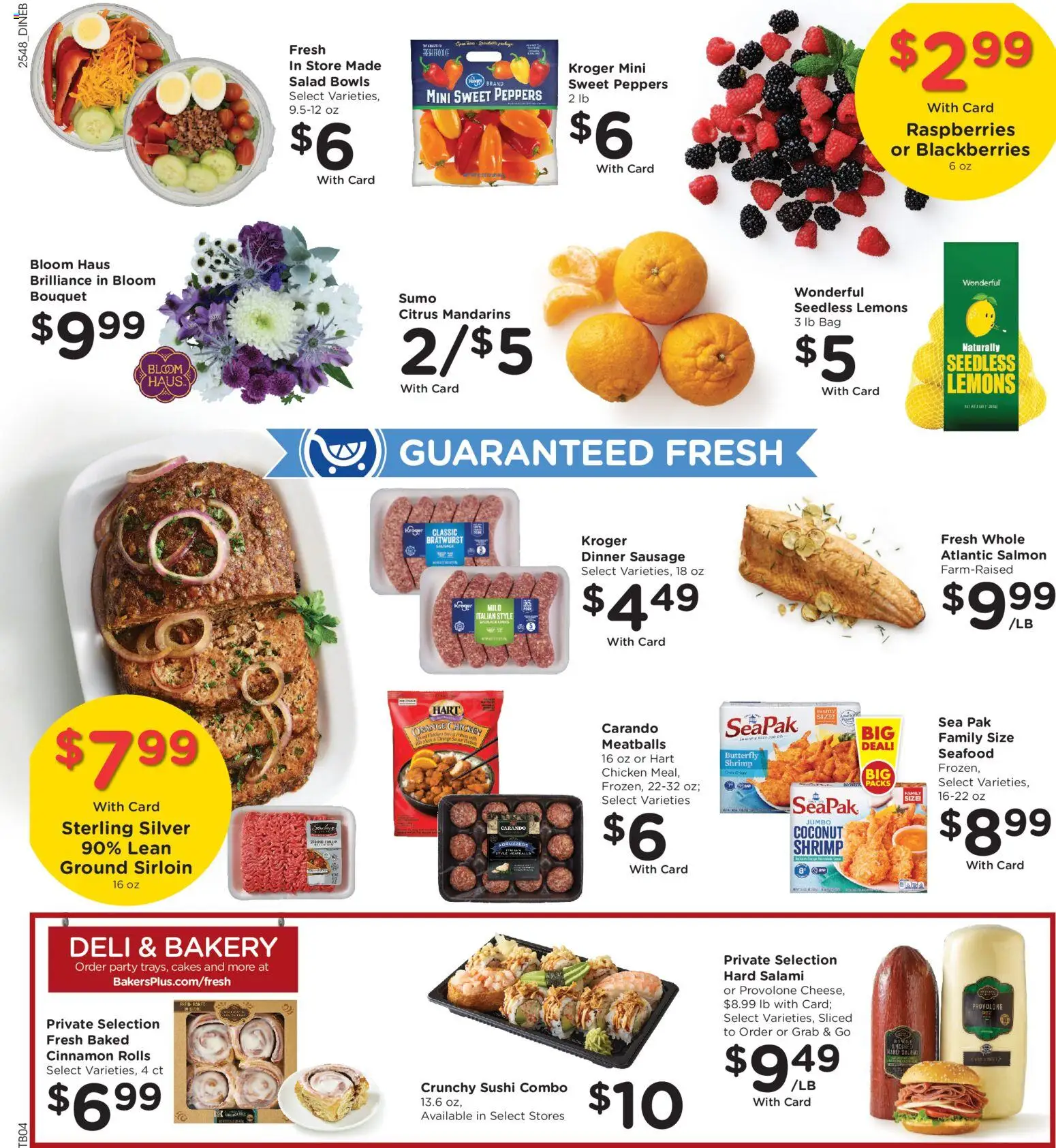 Baker's Weekly Ad - NE - valid from 02.01.2026 | Page: 10 | Products: Mandarins, Salami, Salad, Sausage