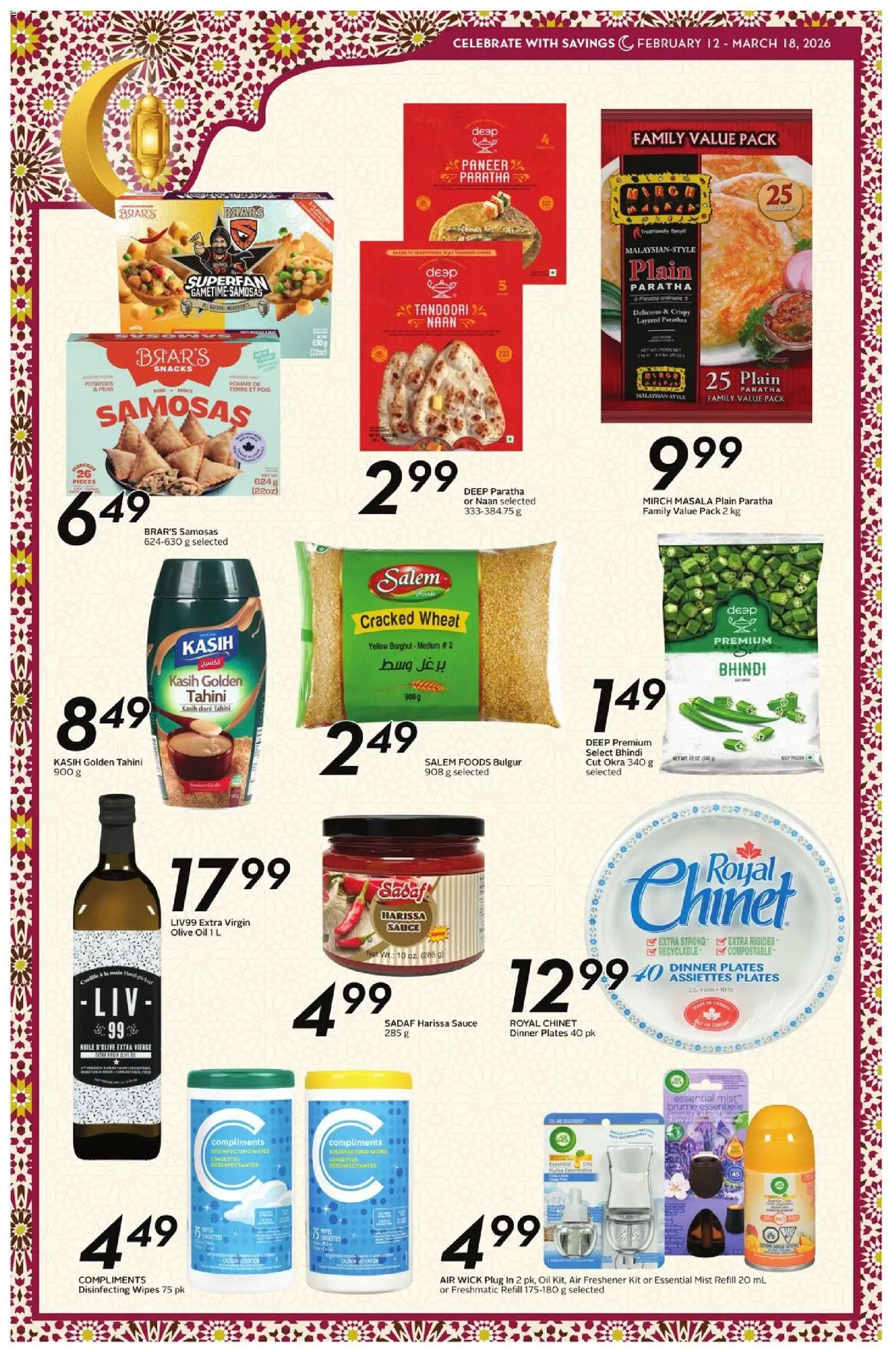Sobeys flyer valid from 12.02.2026 | Page: 4 | Products: Potatoes, Oil