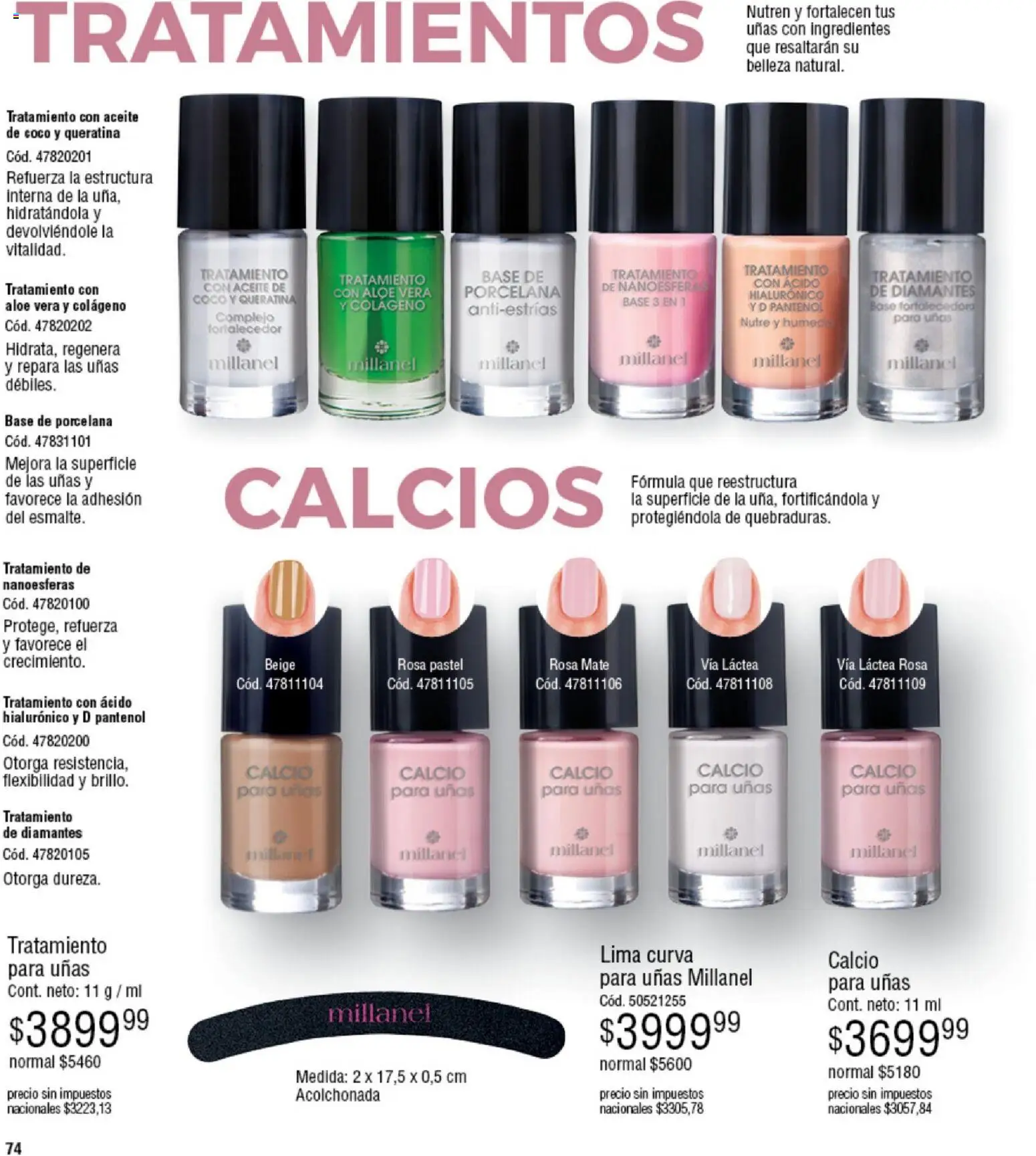 Millanel - Catálogo │ válido desde el 05.01.2026 | Página: 74 | Productos: Mate, Aceite, Lima