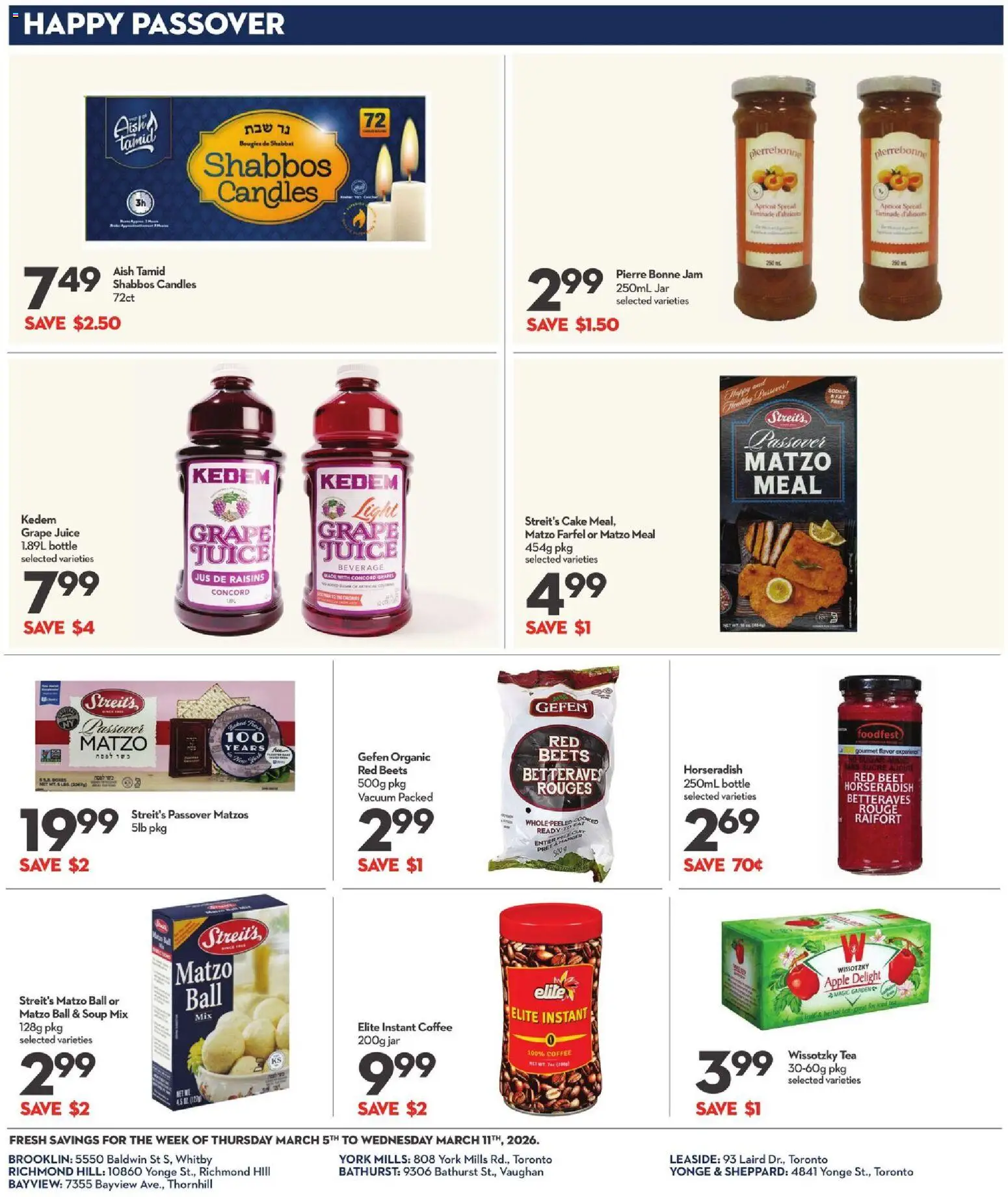 Longo's flyer valid from 05.03.2026 | Page: 16 | Products: Tea, Coffee, Juice