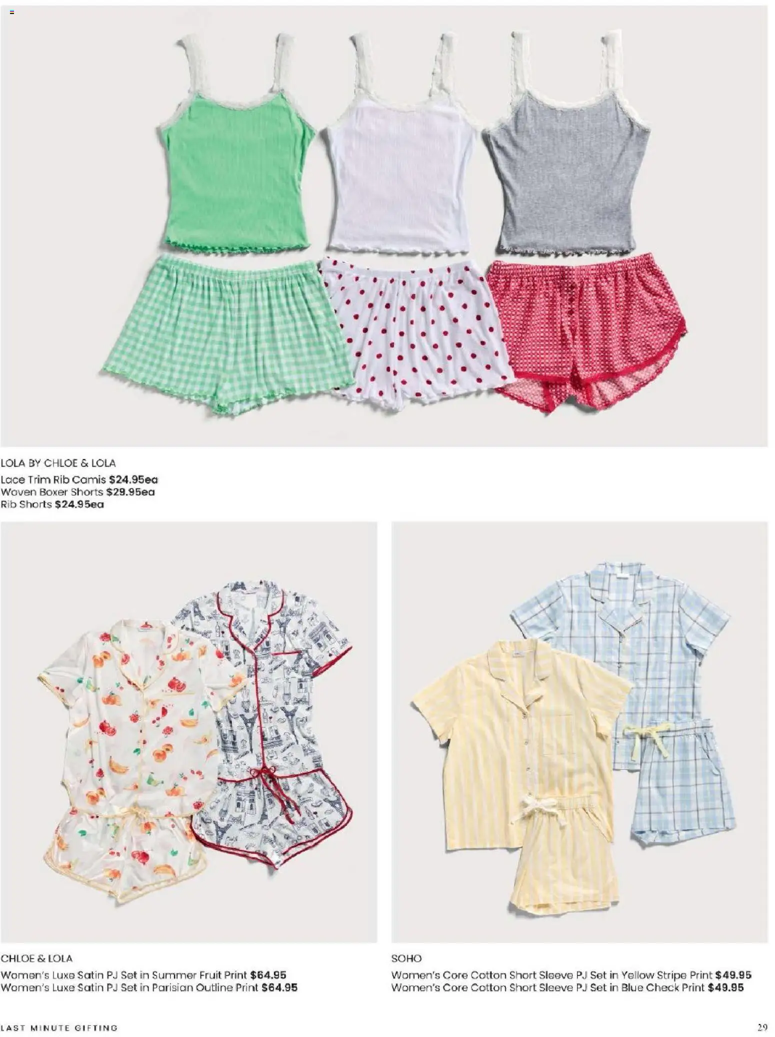 Myer catalogue - valid from 04.12.2025 | Page: 29 | Products: Camis, Shorts