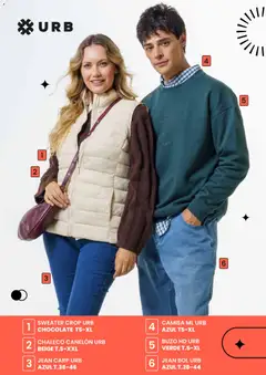 Vista previa Jumbo - Catálogo URB | Otoño & Invierno válido desde el 17.04.2026 | Página: 3 | Productos: Buzo, Sweater, Camisa, Chaleco