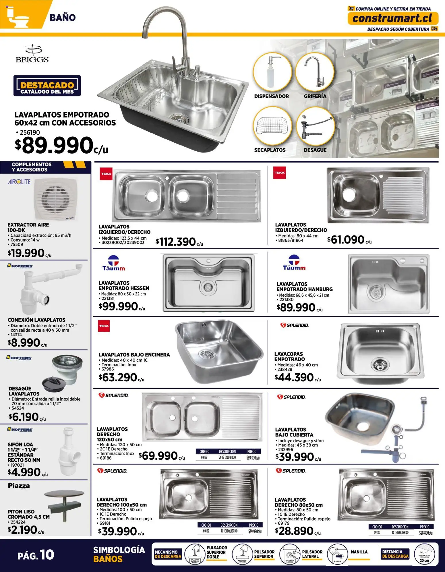 Construmart ofertas  │ válido desde el 01.11.2025 | Página: 10 | Productos: Baño, Espejo, Cubierta, Rejilla