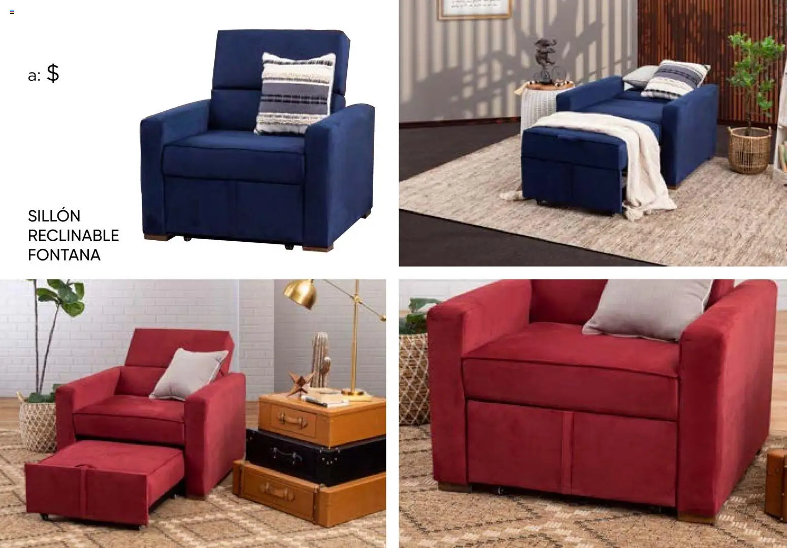 Nuevas ofertas de Muebles Dico válidas en toda la República Mexicana desde el 05.01.2026. ¡Encuentra las mejores ofertas en Muebles Dico catálogo Dico Life ! | Página: 51 | Productos: Sillón