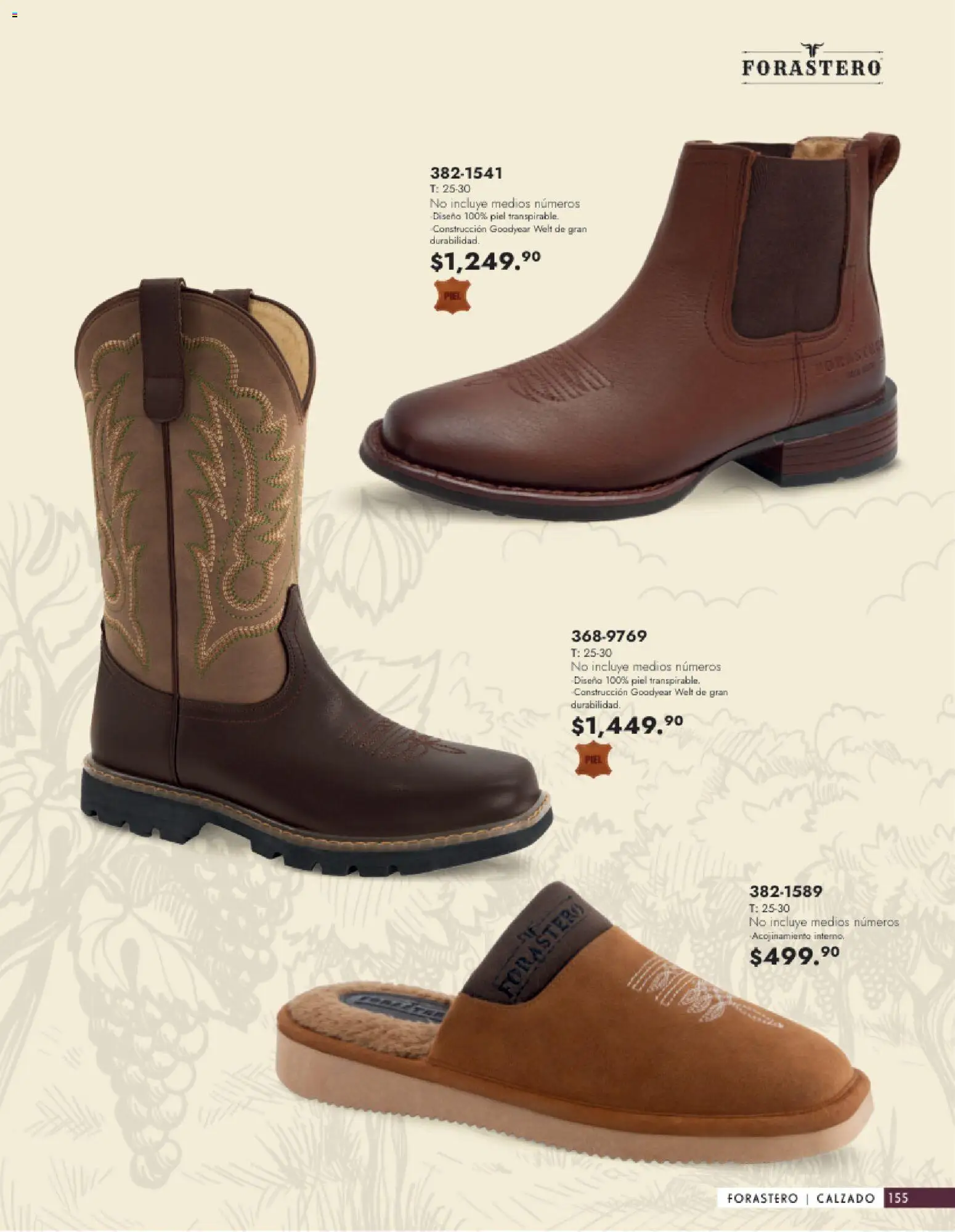 Nuevas ofertas de Andrea válidas en toda la República Mexicana desde el 25.01.2026. ¡Encuentra las mejores ofertas en Andrea catálogo Calzado Caballero! | Página: 155