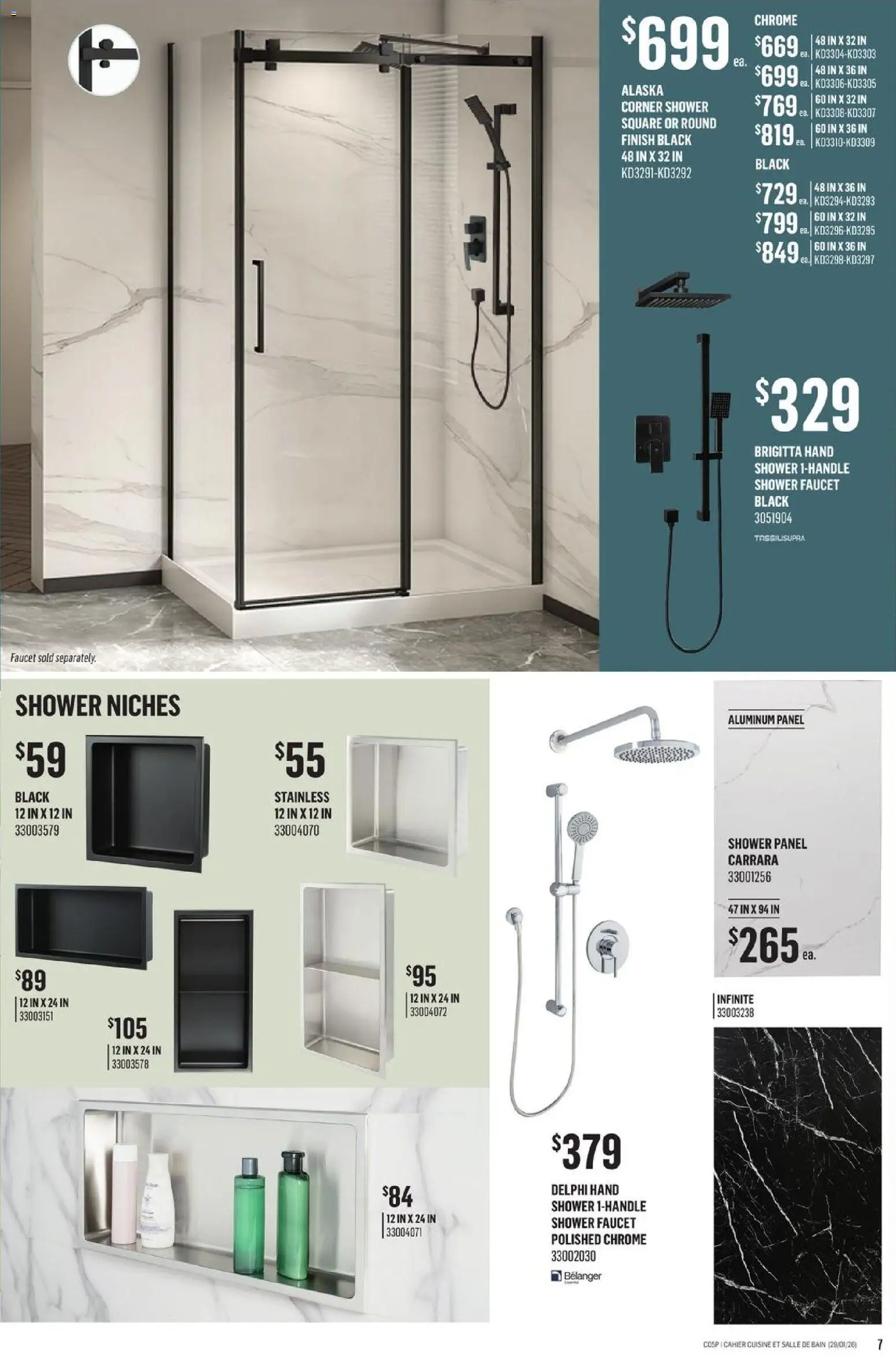 Canac flyer valid from 29.01.2026 | Page: 7 | Products: Shower
