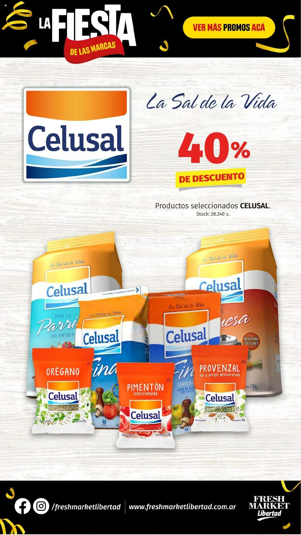 Hipermercado Libertad - La Fiesta  - Fresh │ válido desde el 26.06.2025 | Página: 14 | Productos: Pimentón, Ajo, Perejil, Provenzal
