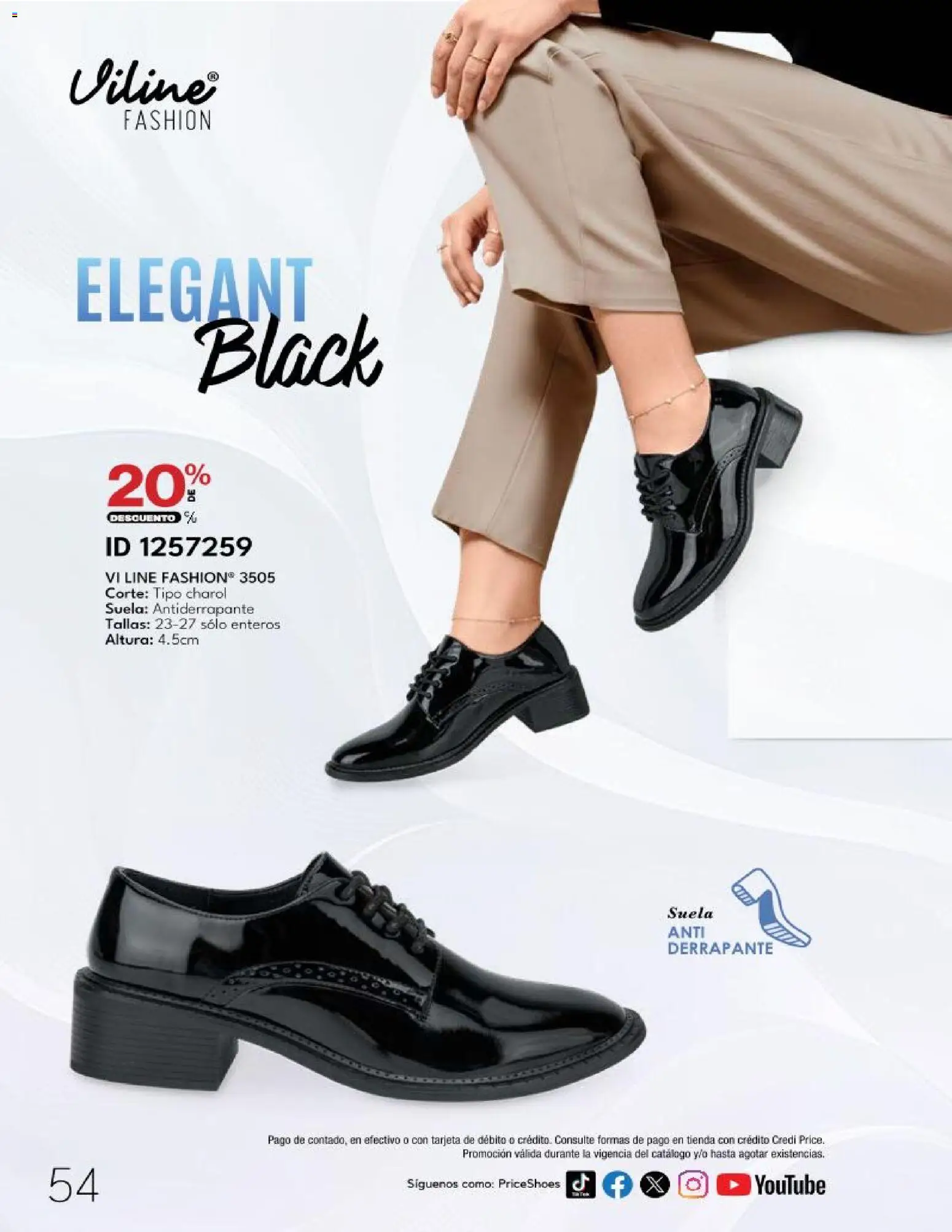 Nuevas ofertas de Price Shoes válidas en toda la República Mexicana desde el 20.03.2026. ¡Encuentra las mejores ofertas en Price Shoes catálogo 10 Pagos Sin Intereses! | Página: 54