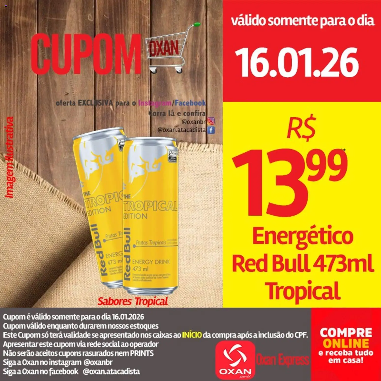 Oxan Atacadista Folheto - válido de 16.01.2026 | Página: 10 | Produtos: Energético