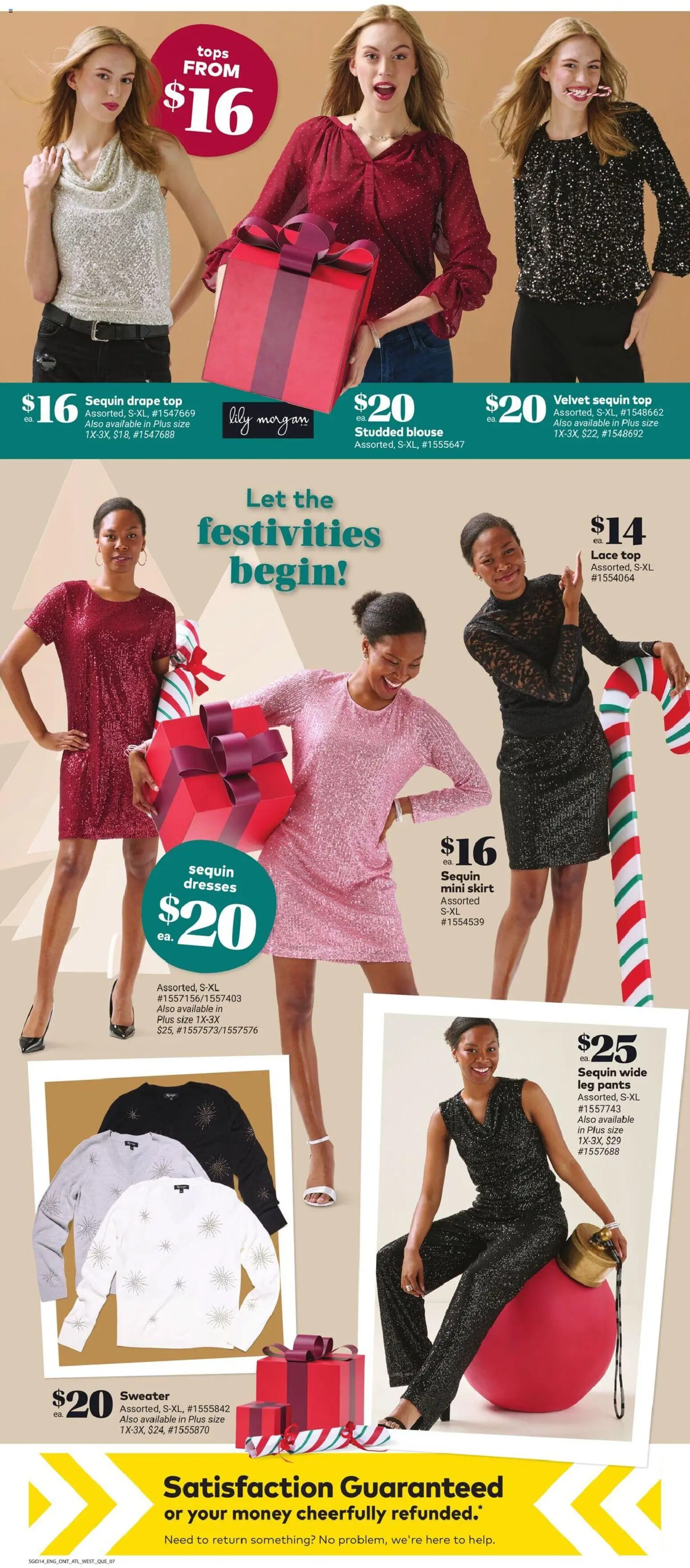 Giant Tiger flyer valid from 05.11.2025 | Page: 9 | Products: Dress, Skirt, Blouse, Sweater