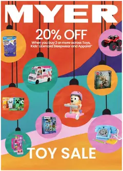 Preview of Myer Catalogue Toy Sale - valid from 27.10.2025