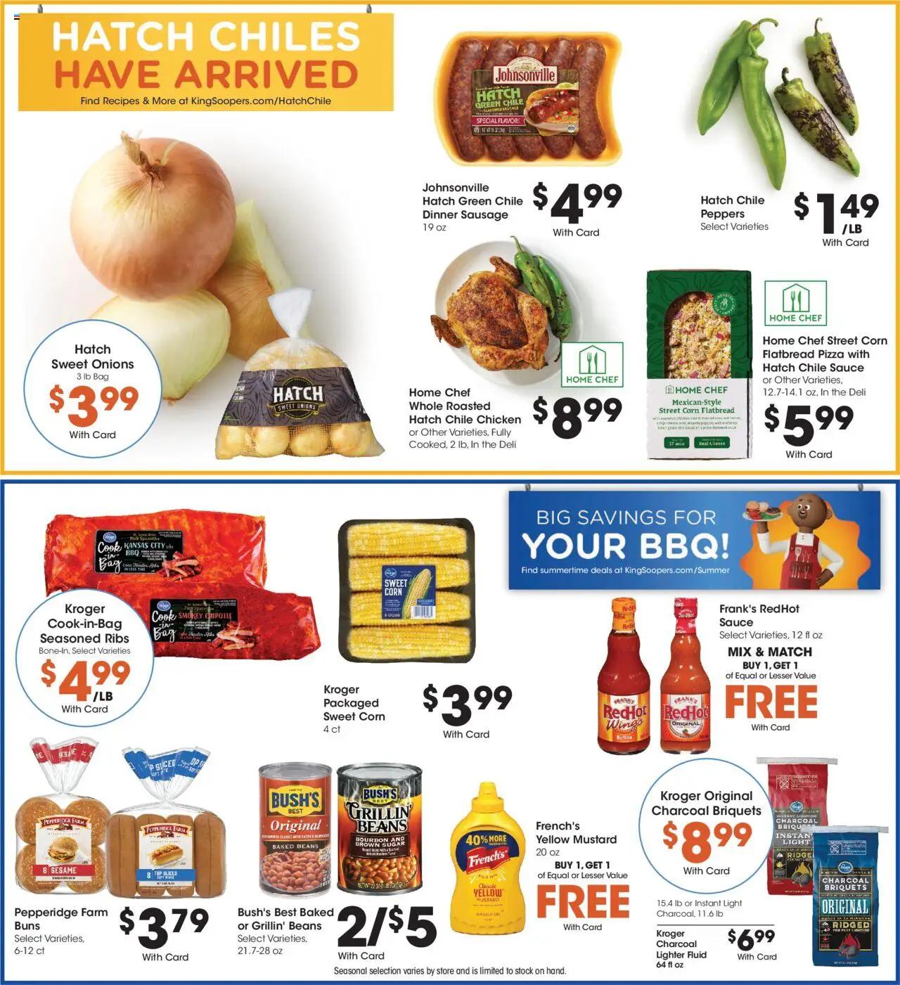King Soopers Weekly Ad - valid from 13.08.2025 | Page: 7 | Products: Corn, Sugar, Sausage, Lighter