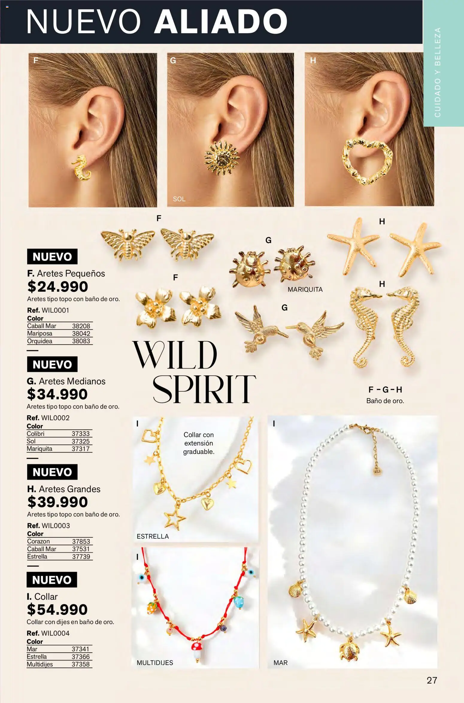 Leonisa revista - valida desde el 05.02.2026 | Página: 27 | Productos: Aretes, Baño, Collar