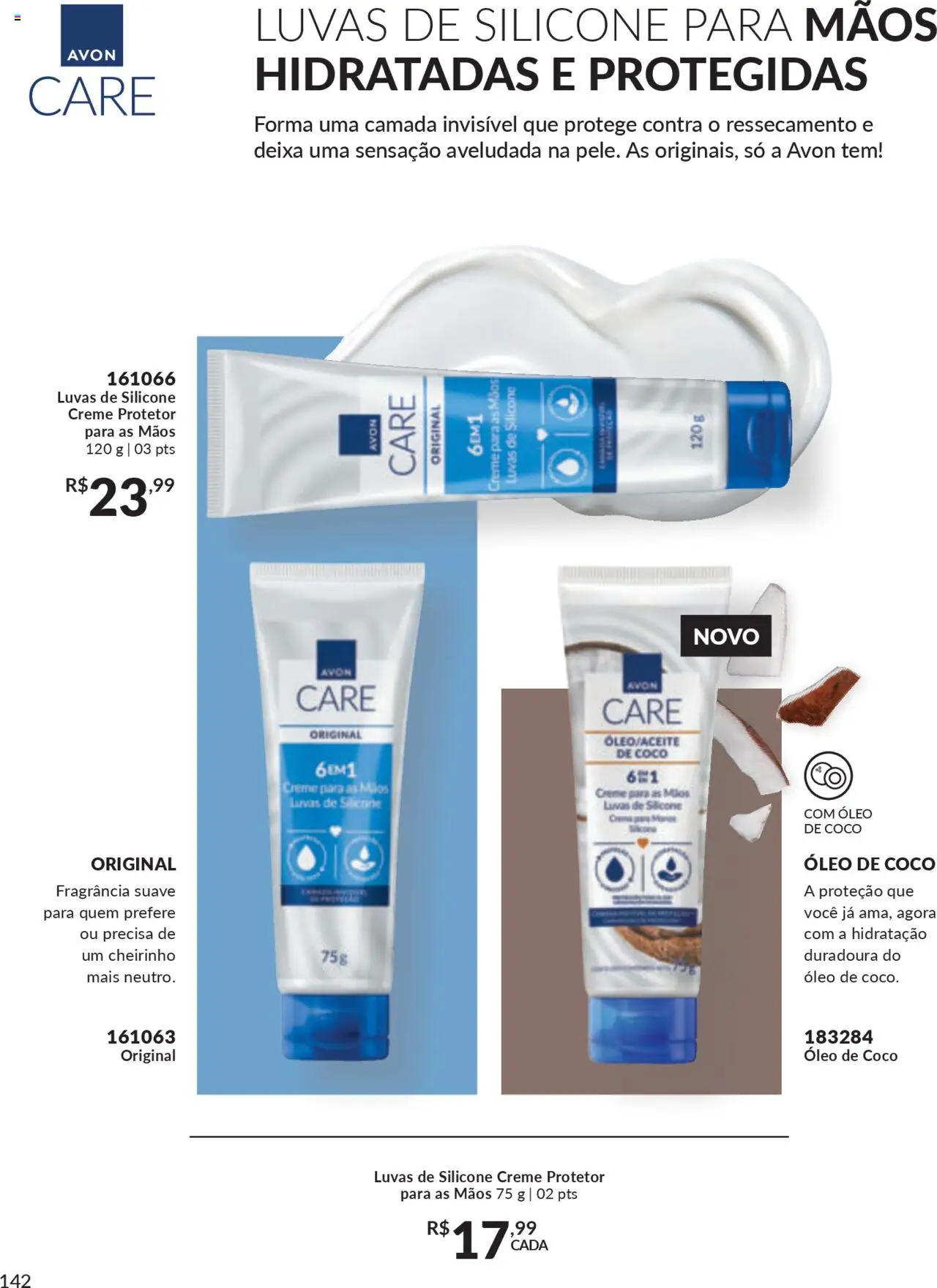 Avon Folheto - válido de 27.09.2025 | Página: 142 | Produtos: Coco, Óleo, Creme, Óleo de coco
