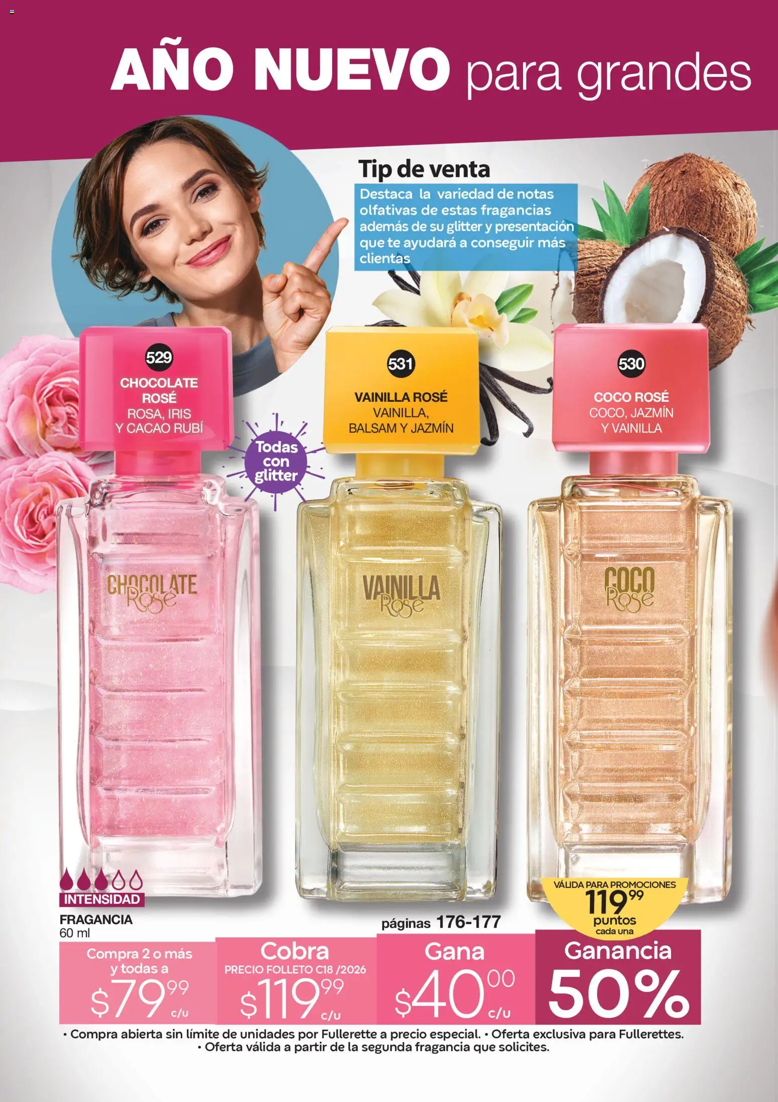 Nuevas ofertas de Fuller válidas en toda la República Mexicana desde el 10.12.2025. ¡Encuentra las mejores ofertas en Fuller Revista Gana Más C18! | Página: 22 | Productos: Glitter, Chocolate, Té, Fragancia