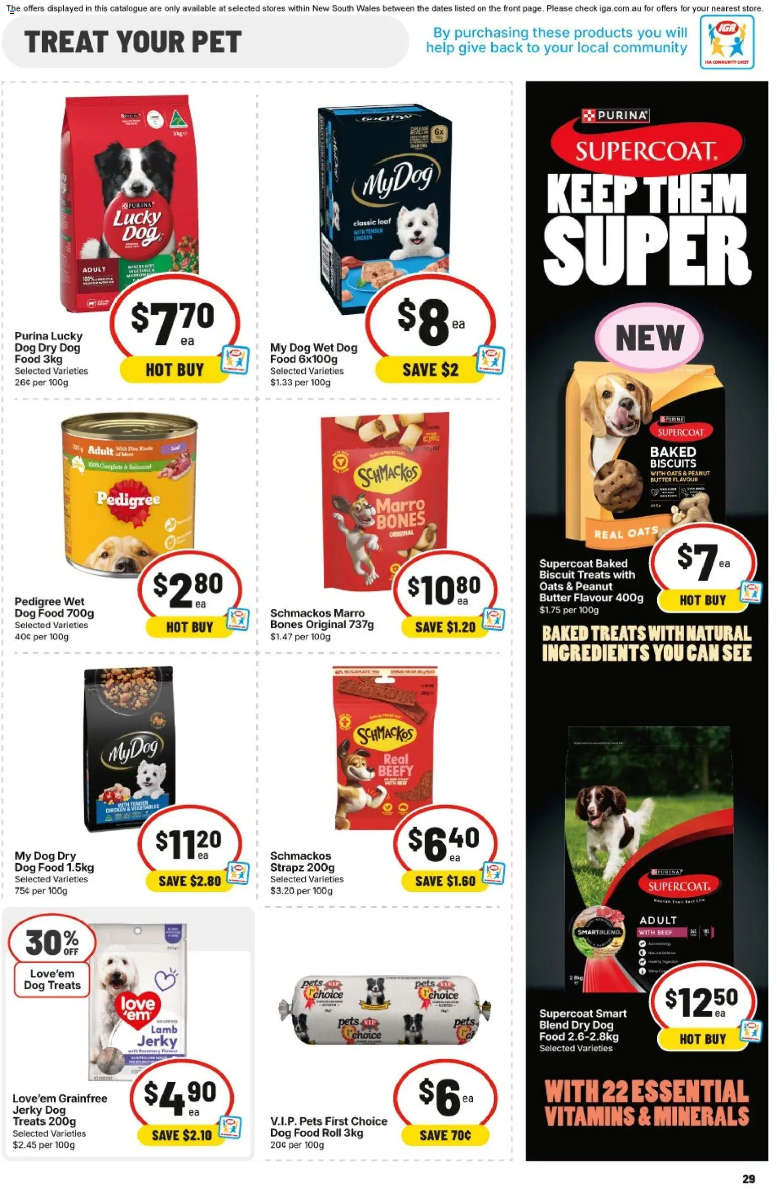 IGA catalogue - valid from 11.03.2026 | Page: 28 | Products: Butter, Chicken, Oats, Dog food
