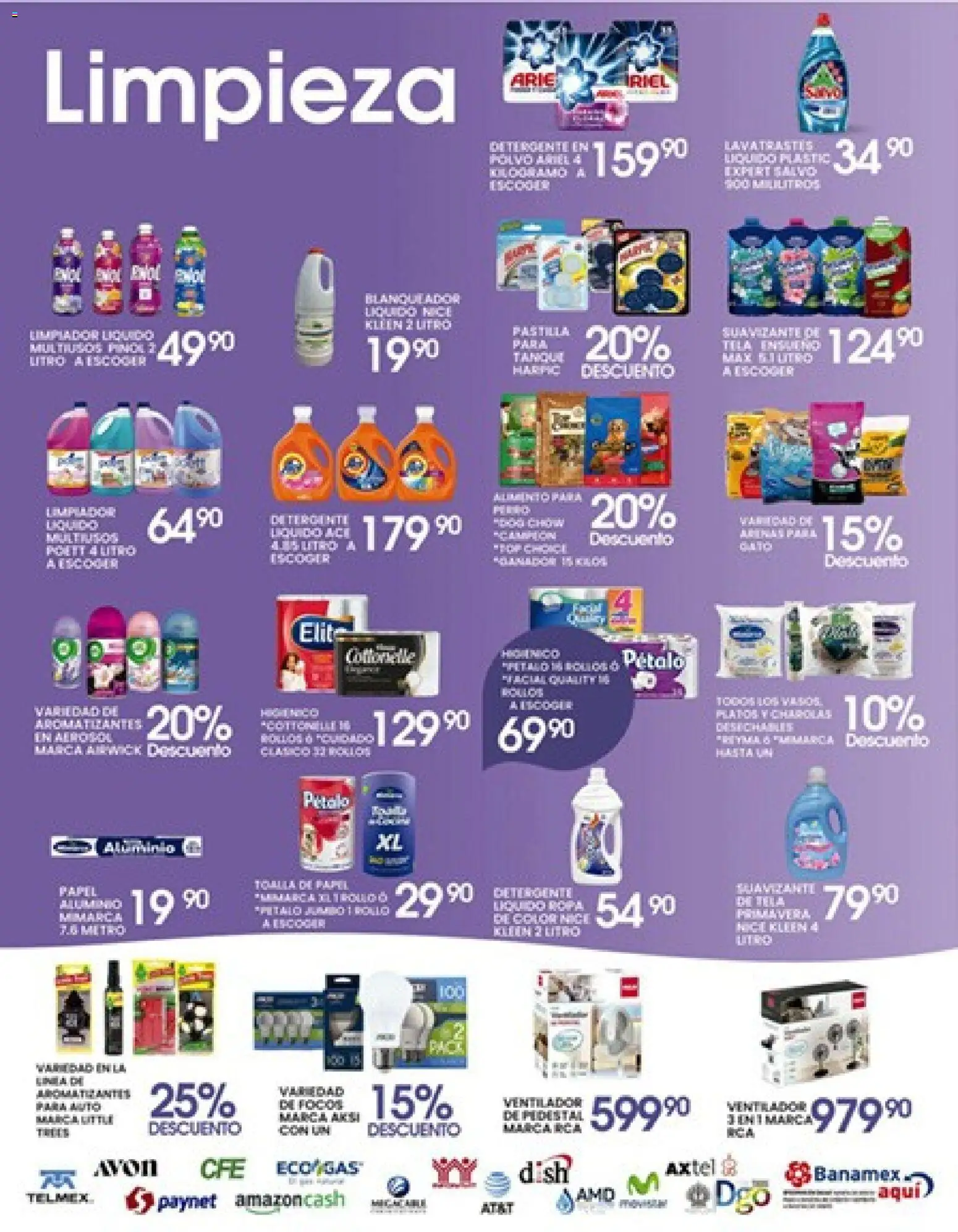 Nuevas ofertas de Alsuper válidas en toda la República Mexicana desde el 14.04.2026. ¡Encuentra las mejores ofertas en Alsuper folleto Durango! | Página: 5 | Productos: Ventilador, Limpiador, Vino, Bowl