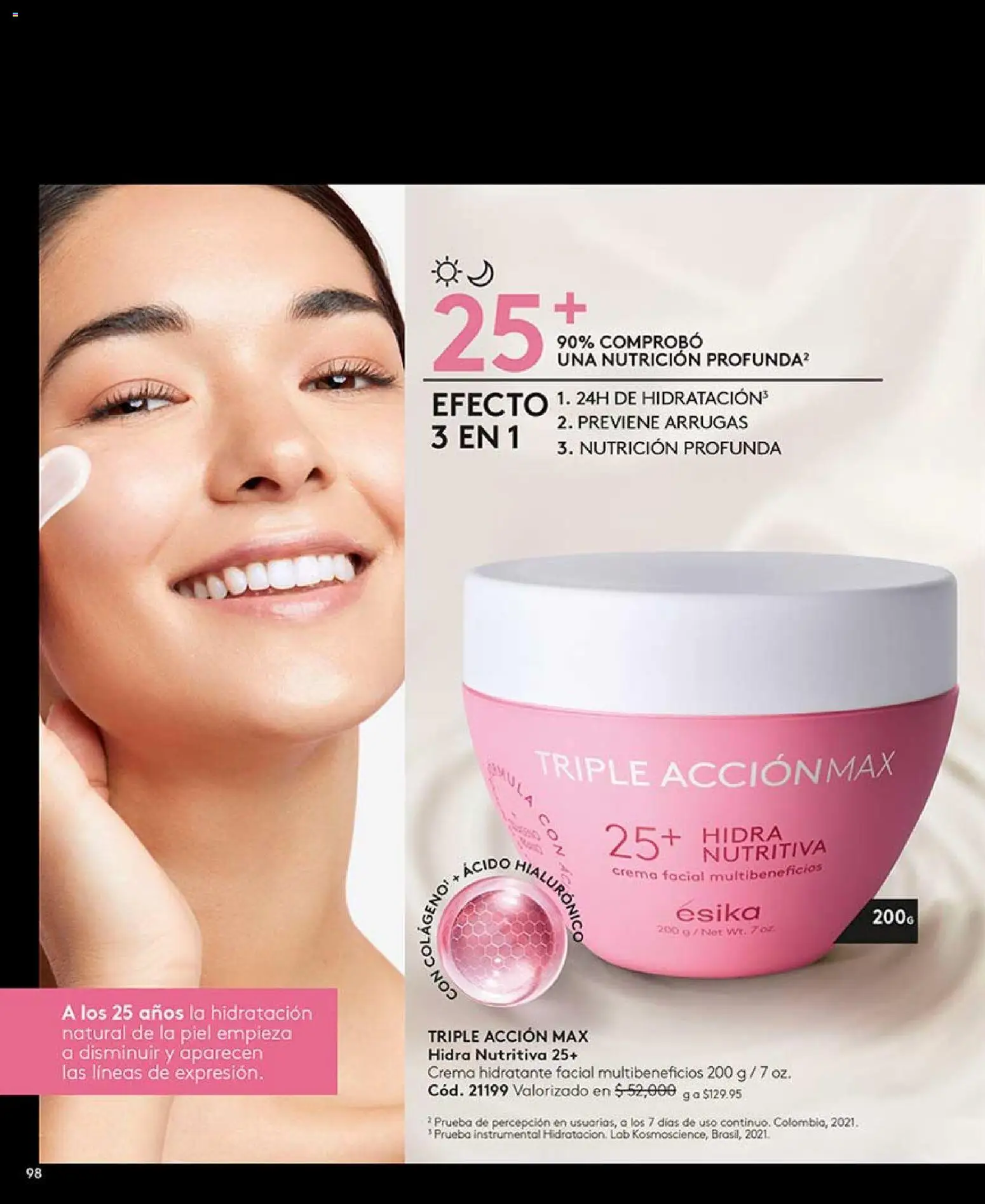 Ésika revista - valida desde el 15.04.2026 | Página: 98 | Productos: Crema
