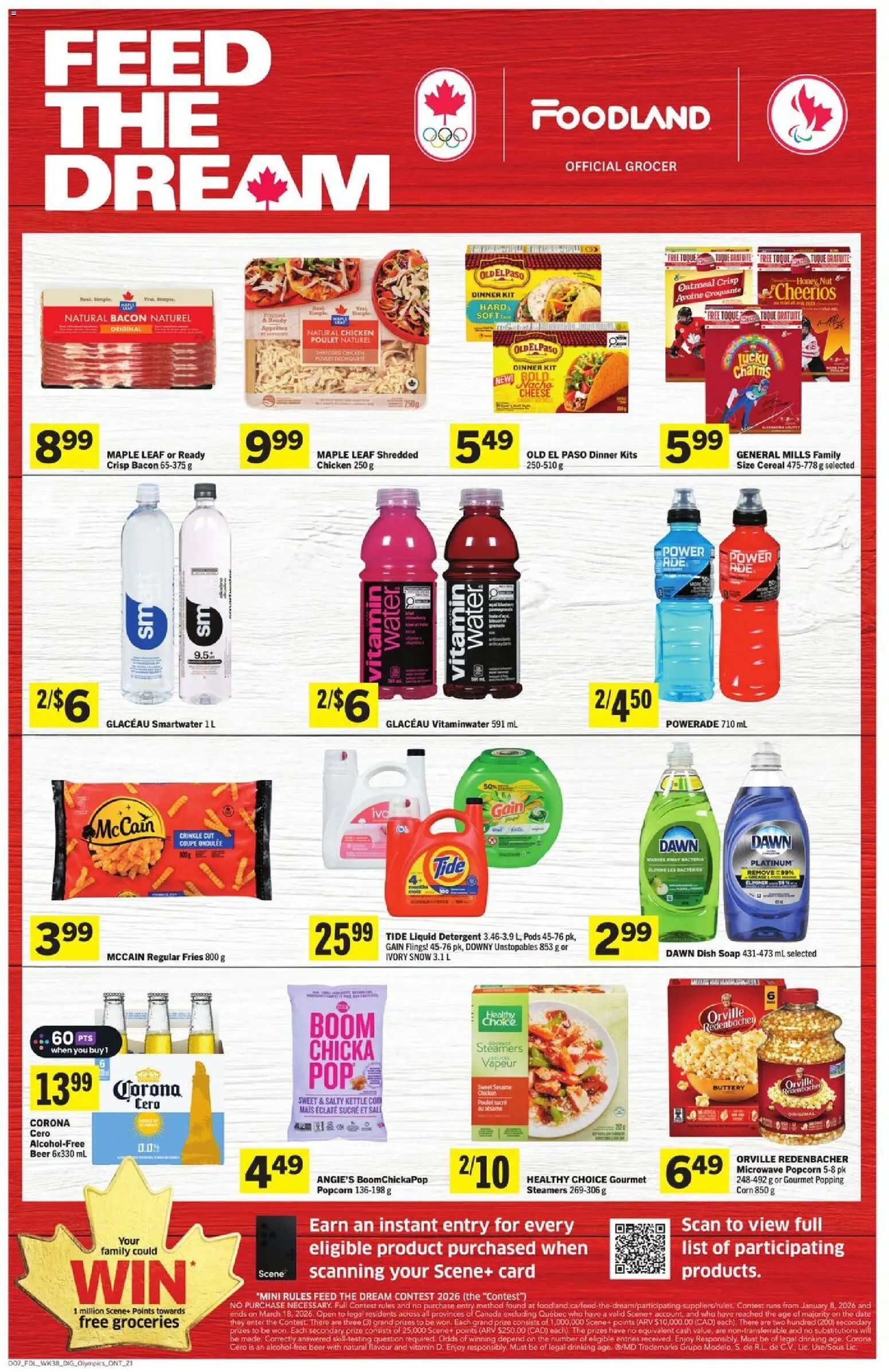 Foodland flyer valid from 15.01.2026 | Page: 8 | Products: Kettle, Soap, Cheese, Chicken