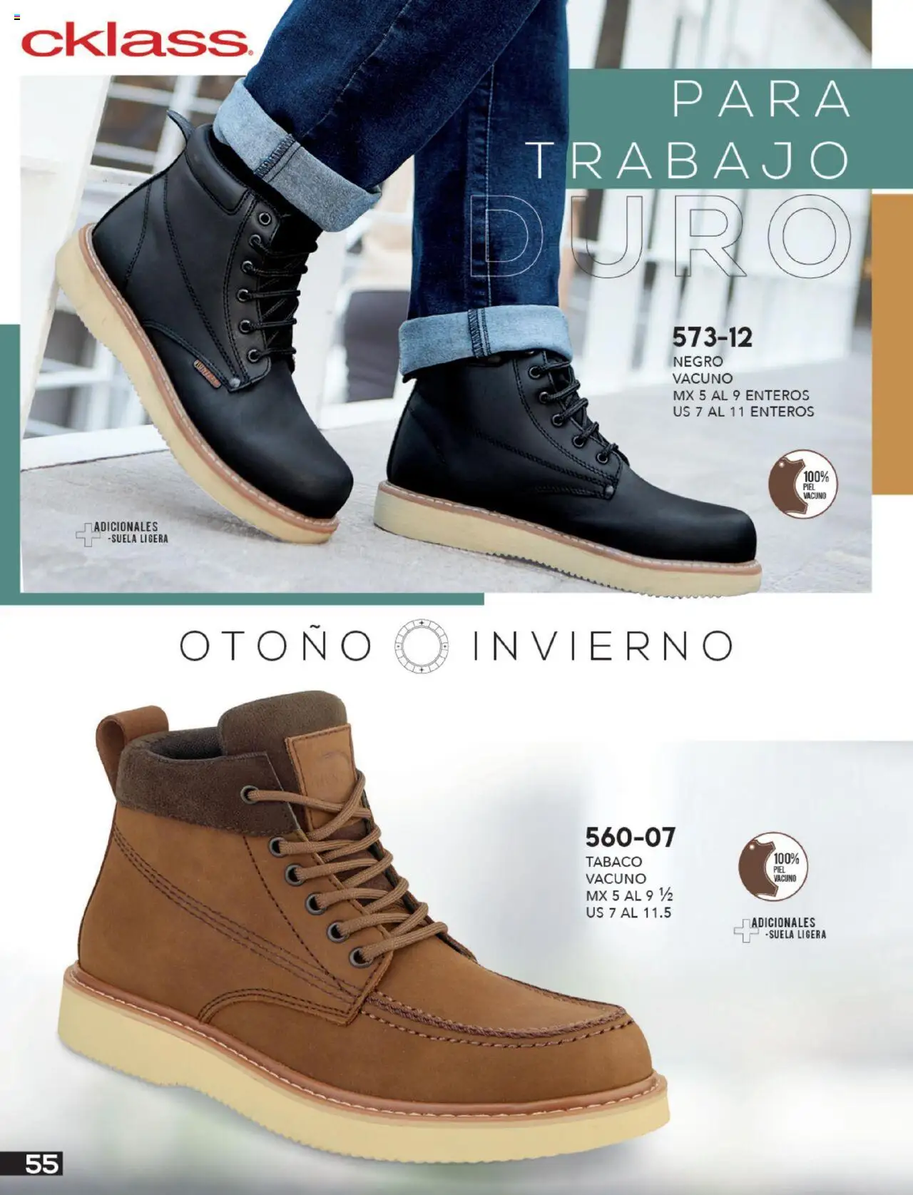 Nuevas ofertas de Cklass válidas en toda la República Mexicana desde el 14.07.2025. ¡Encuentra las mejores ofertas en Cklass catálogo Calzado Hombre! | Página: 56