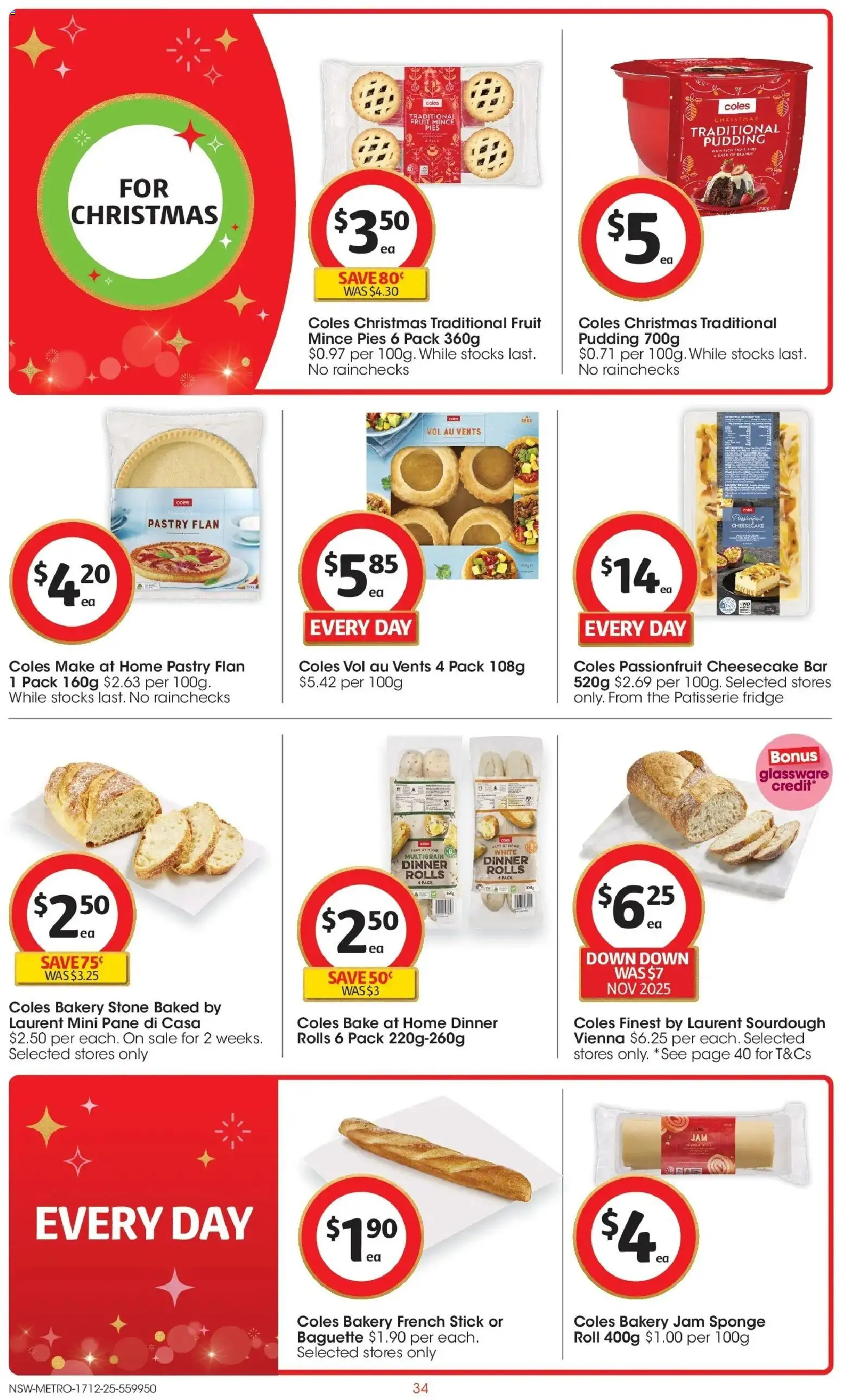 Coles catalogue - valid from 17.12.2025 | Page: 34 | Products: Bath, Passionfruit, Pastry, Pudding