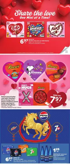 Preview of Reese's peanut butter cups heart, Hershey's Kisses Snoopy heart, Reese's miniatures peanut butter cups heart or Hershey's XO gift box, Reg. 8.67, 142-165 g from shop Giant Tiger valid from 28.01.2026 | Page: 12